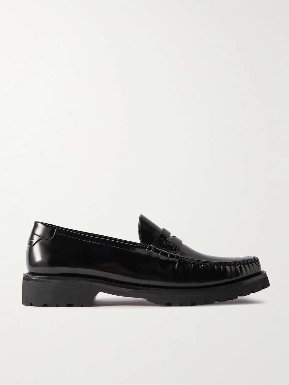 Saint Laurent LE LOAFER supple in shiny leather