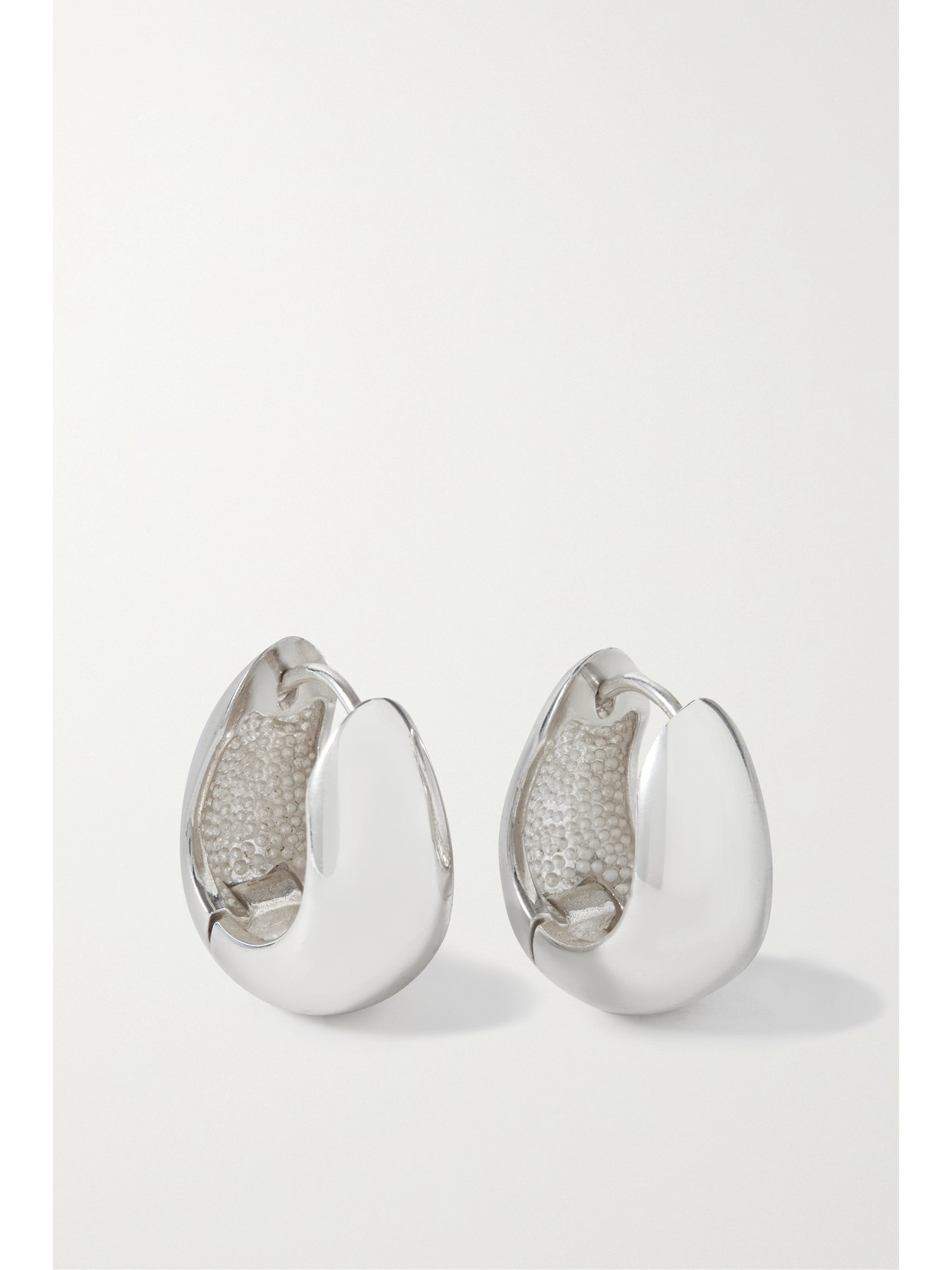 Sophie Buhai - Silver Hoop Earrings - one size