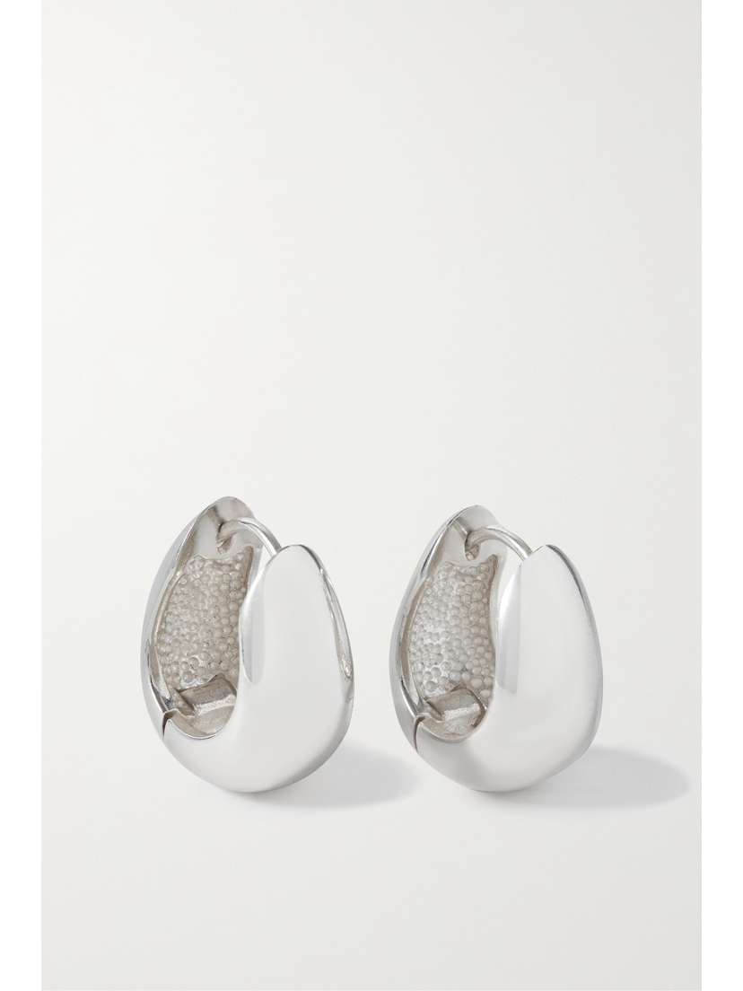 Sophie Buhai + Net Sustain Silver Hoop Earrings
