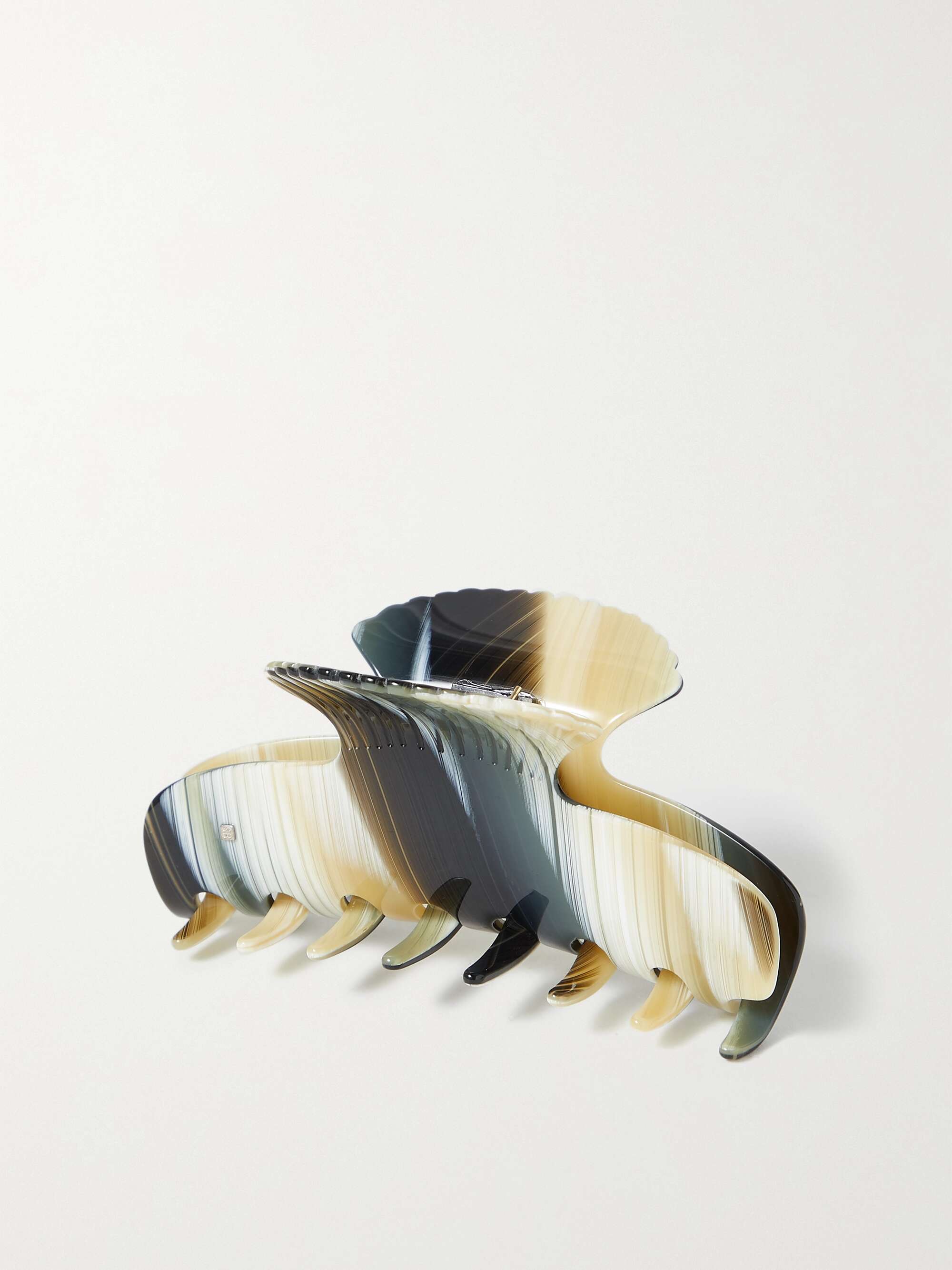 Fan Shell acetate hair clip