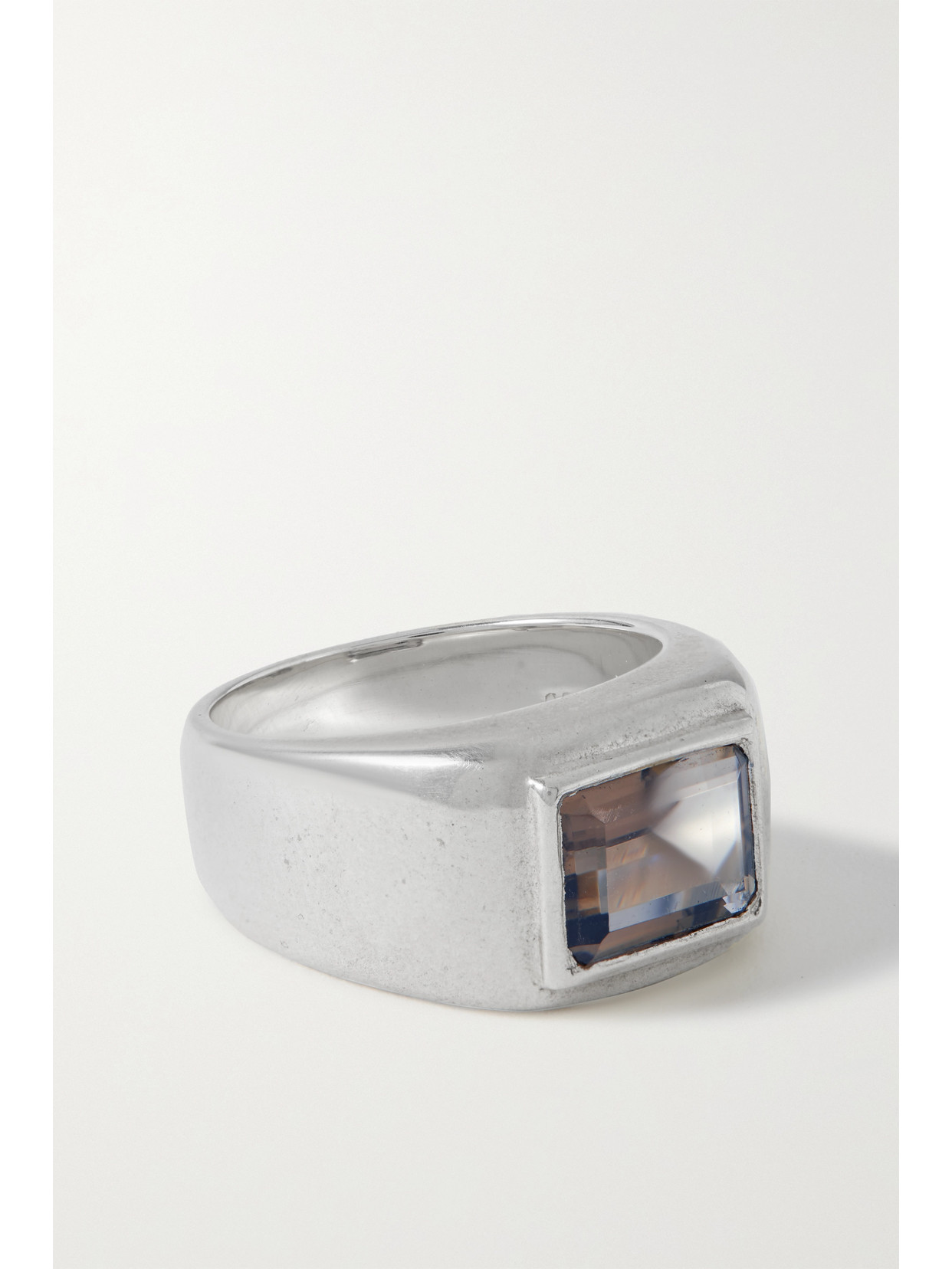 Sophie Buhai - Walter Silver Quartz Signet Ring - 6