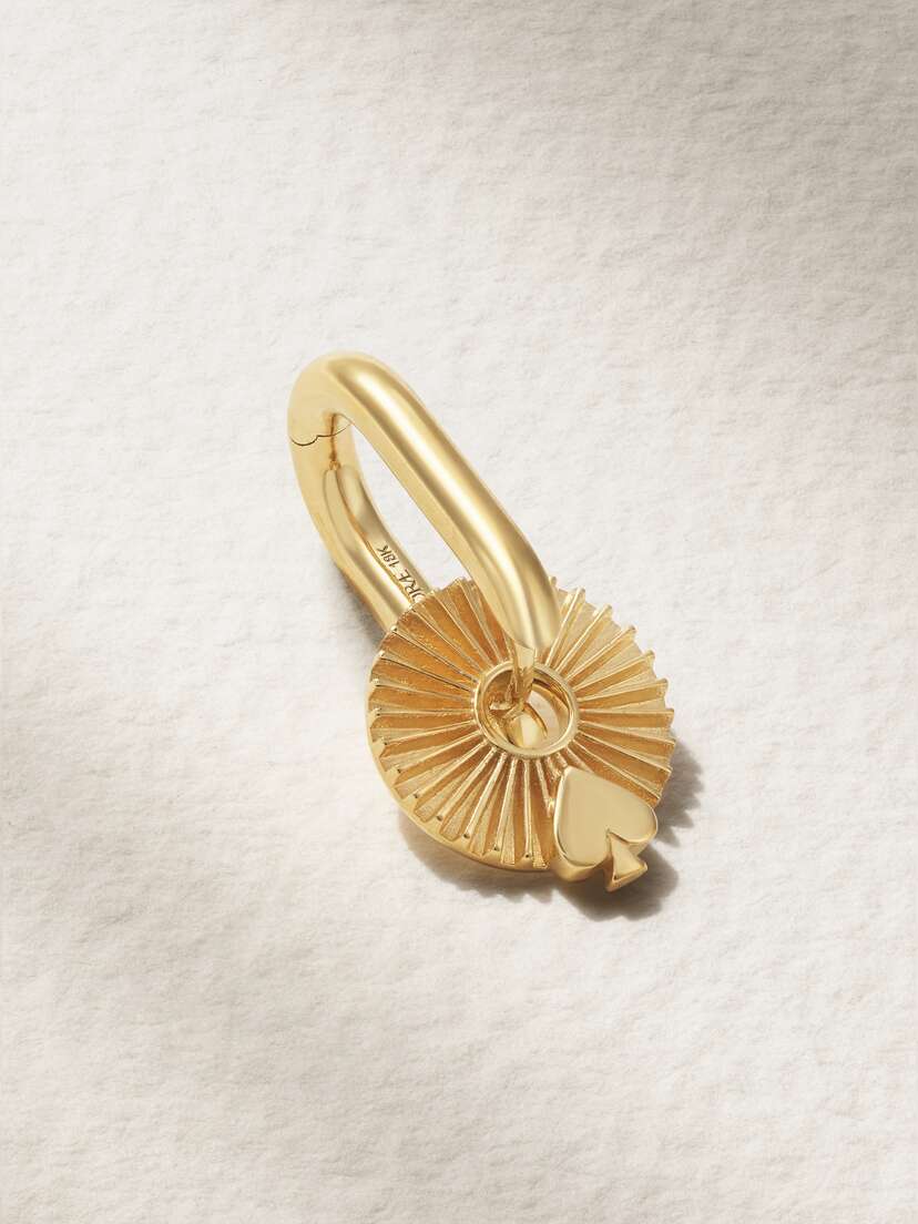 Foundrae Reverie 18-karat Gold Single Hoop Earring