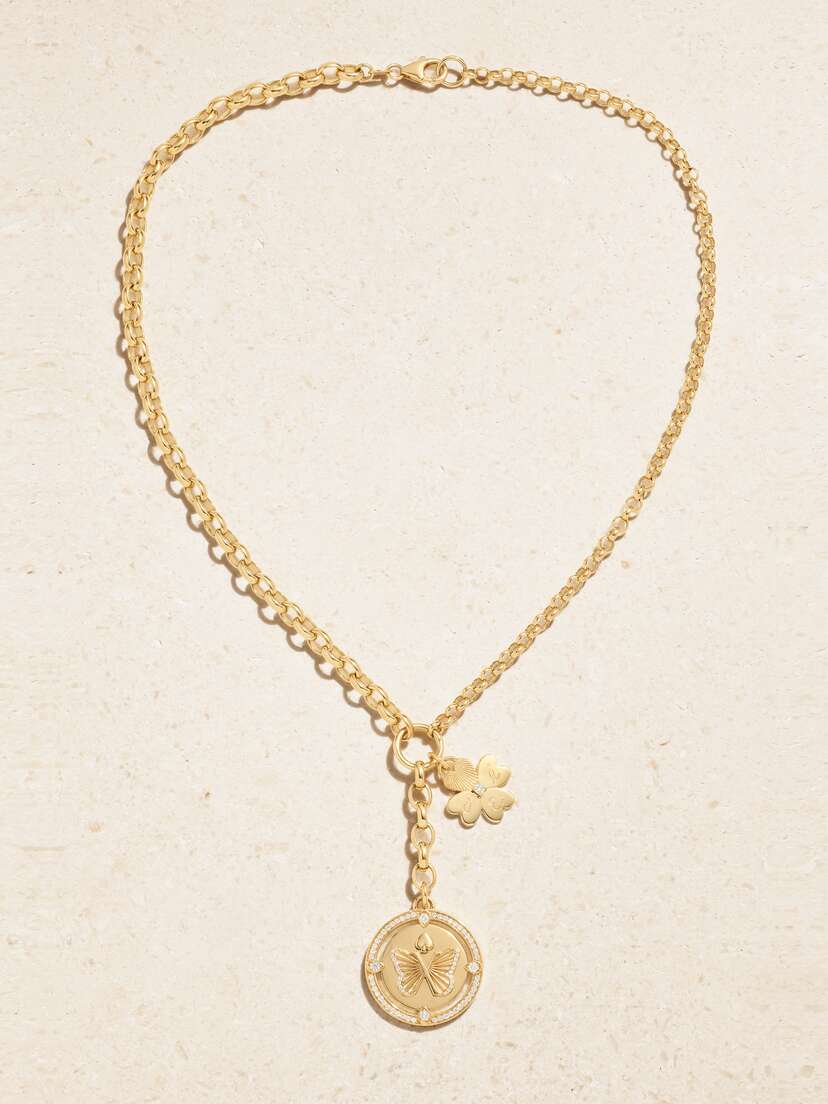 Foundrae Reverie 18-karat Gold Diamond Necklace