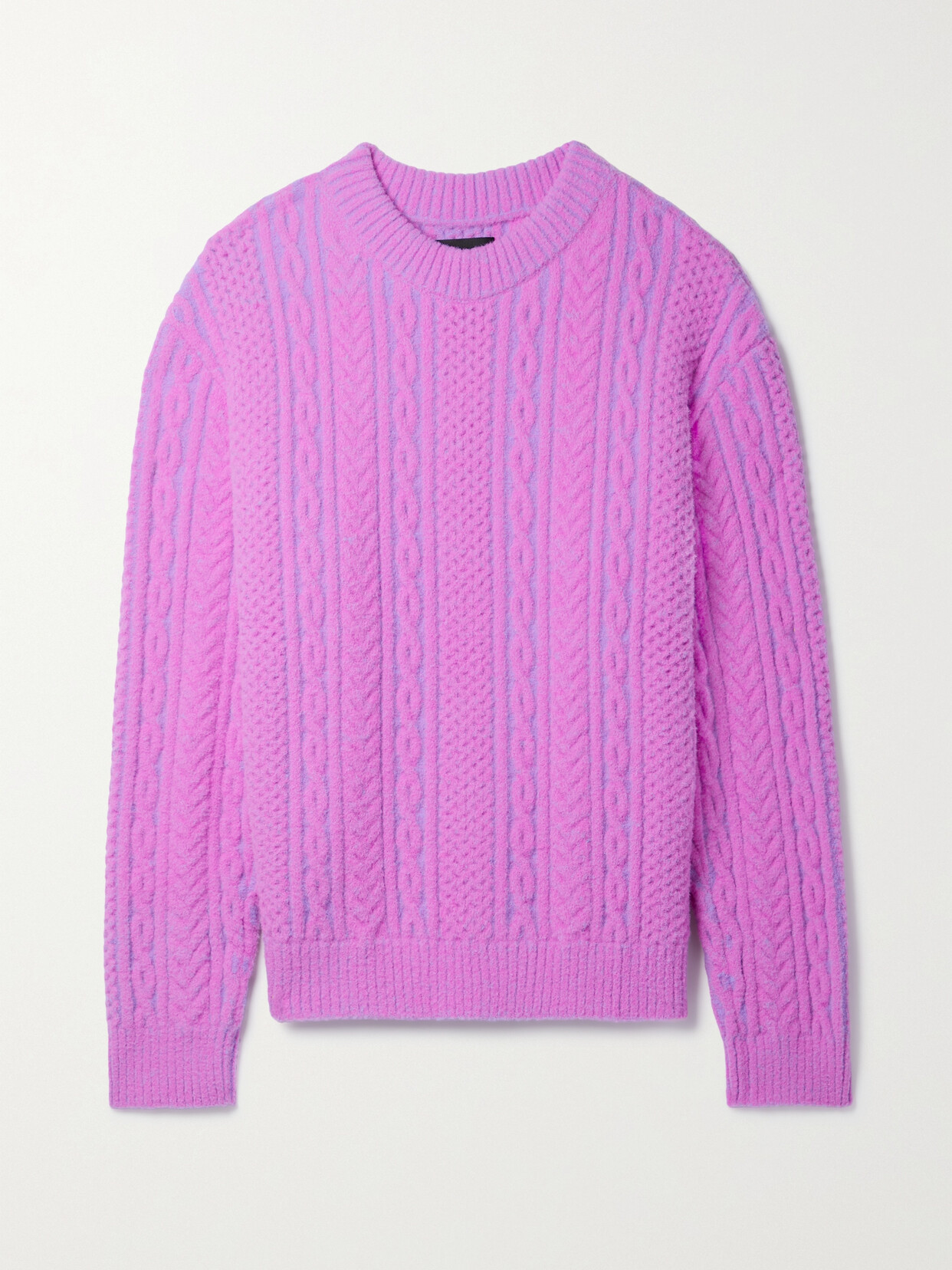 Agr Cable-knit Sweater In Pink