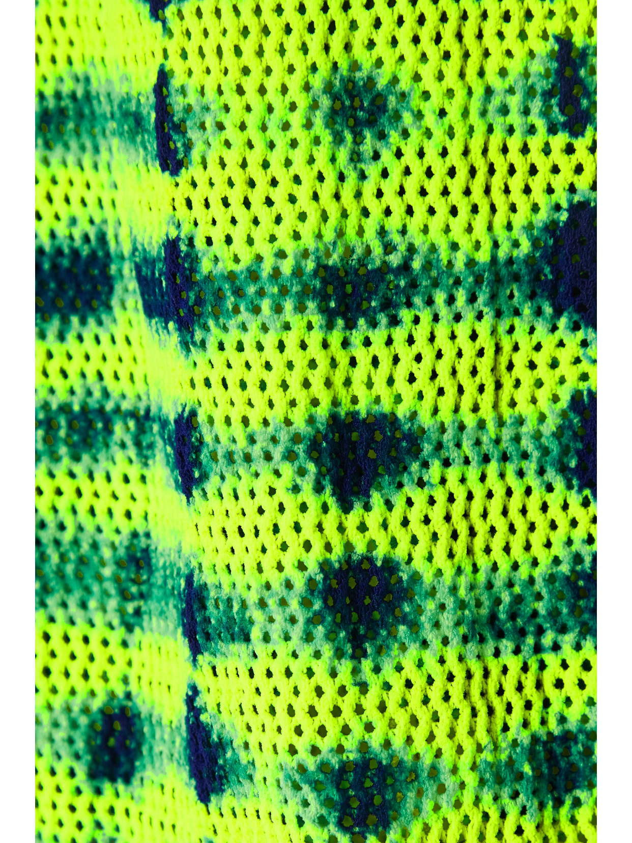 AGR TIE-DYED OPEN-KNIT TANK