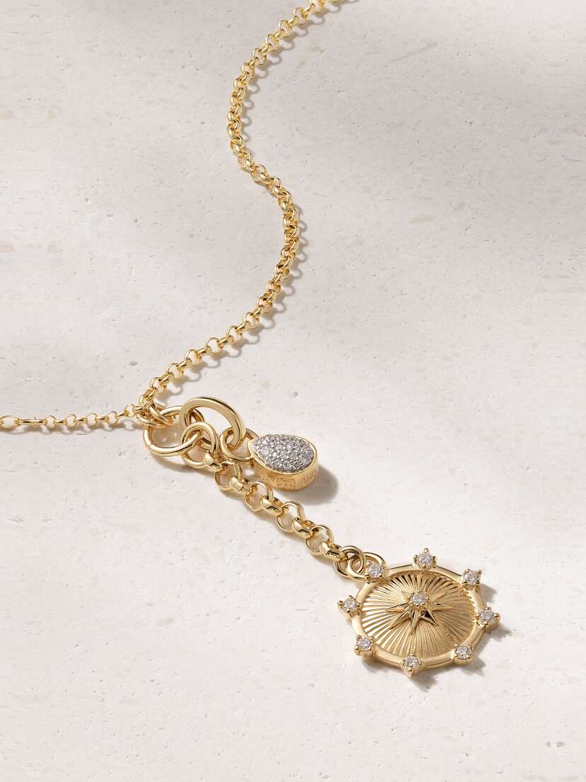 Foundrae 18-karat Gold Diamond Necklace