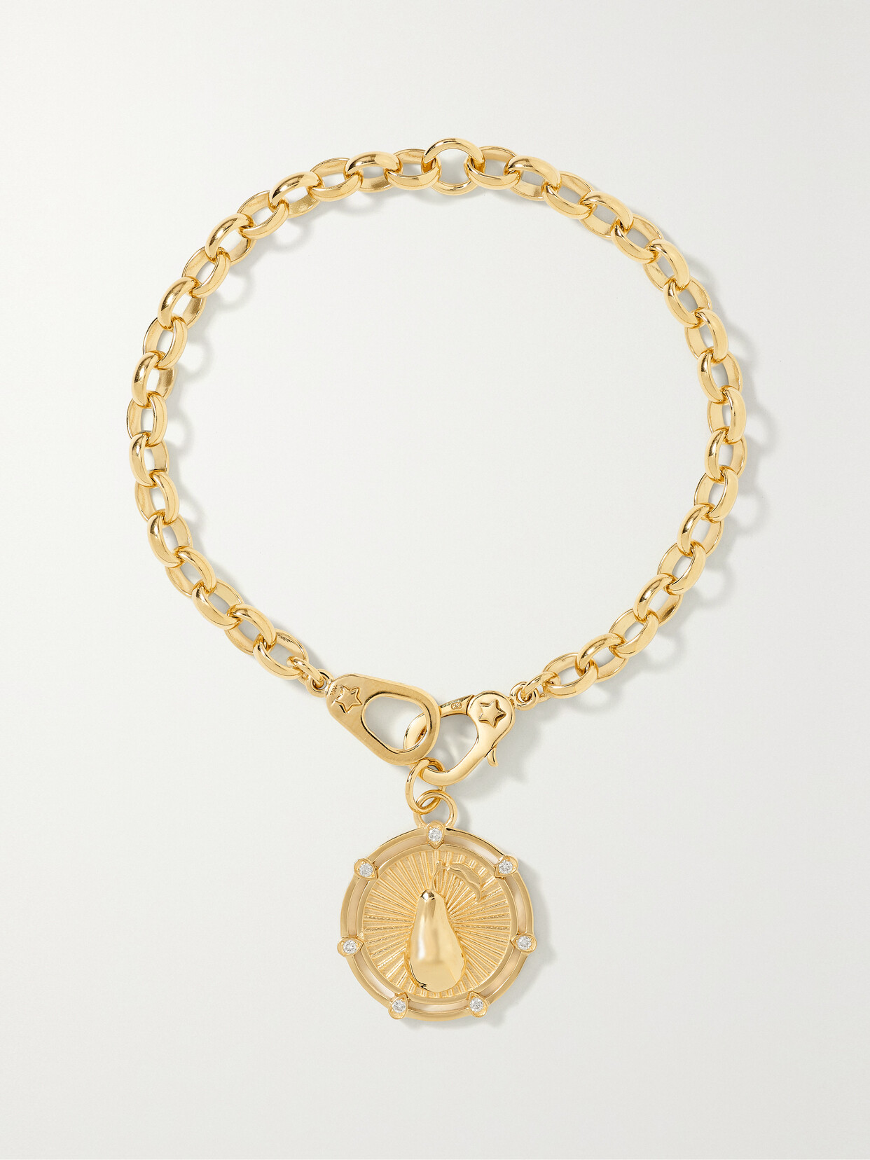 Foundrae Forever And Always A Pair 18-karat Diamond Bracelet