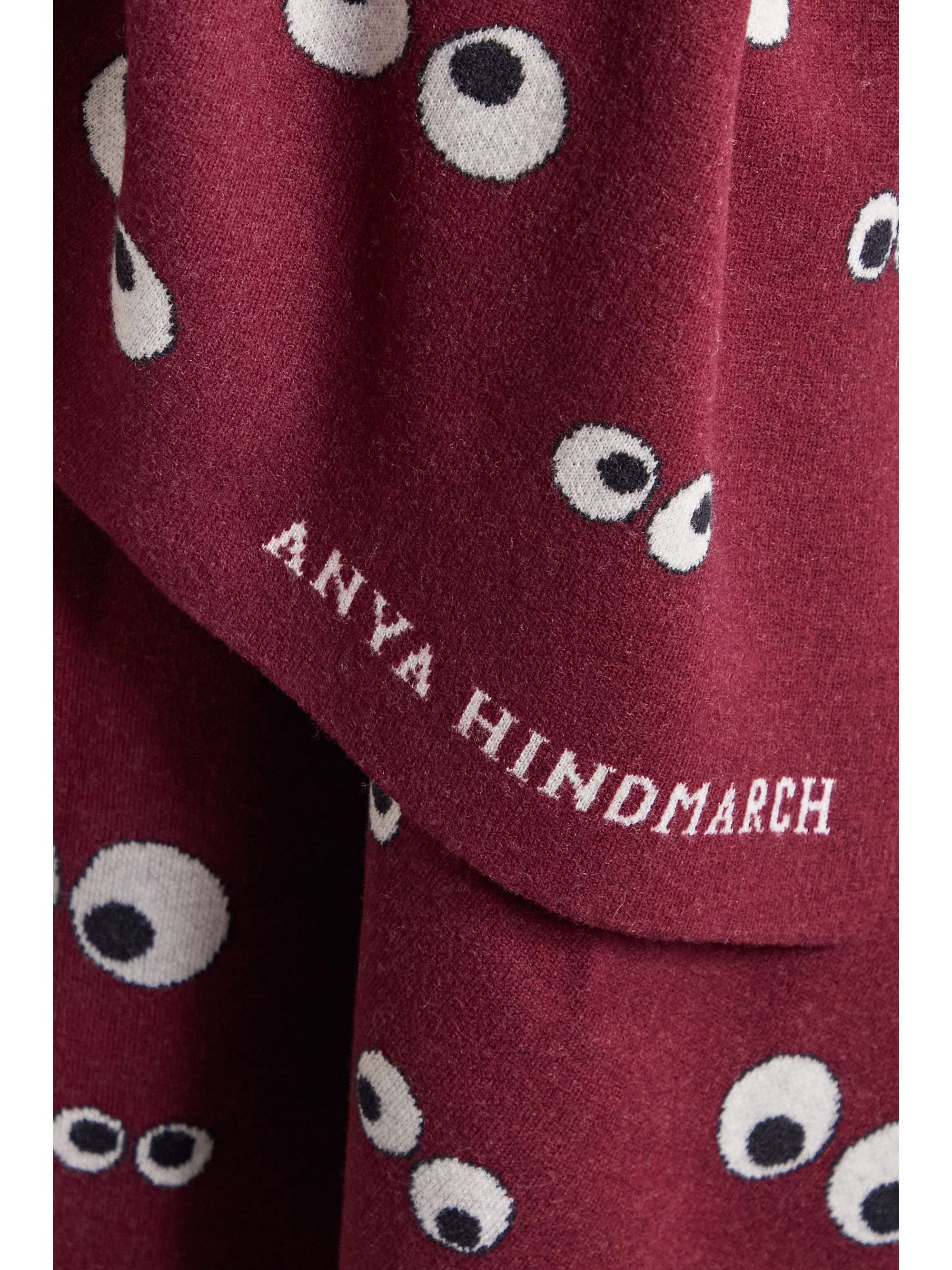 ANYA HINDMARCH All Over Eyes intarsia wool blanket