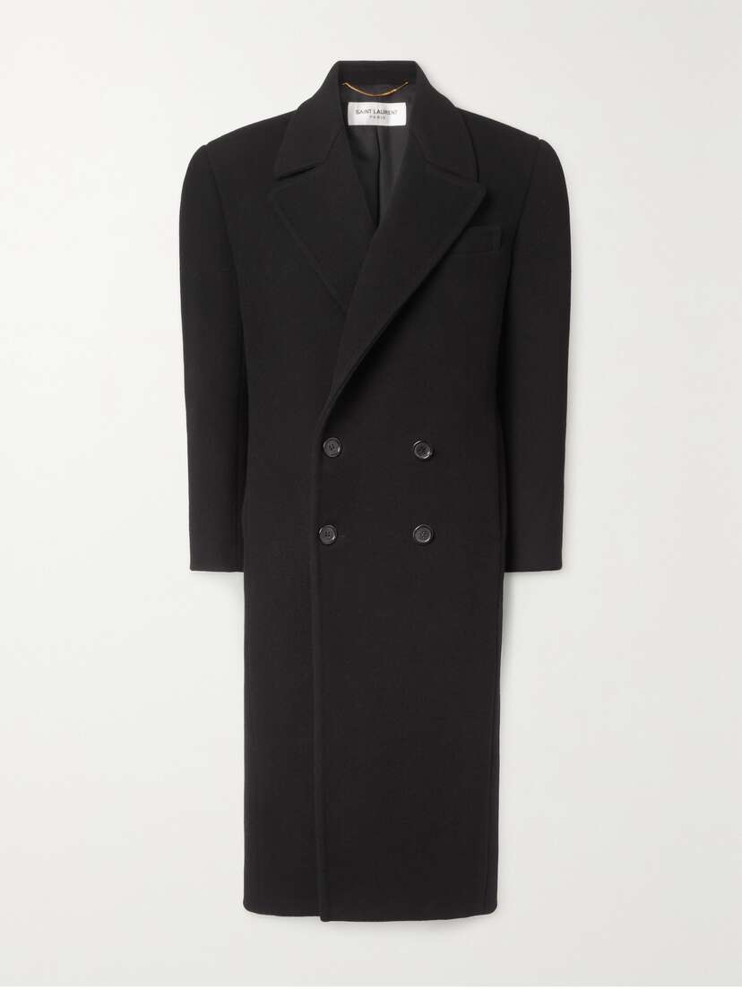 Saint Laurent Double-breasted Cashmere-felt Coat