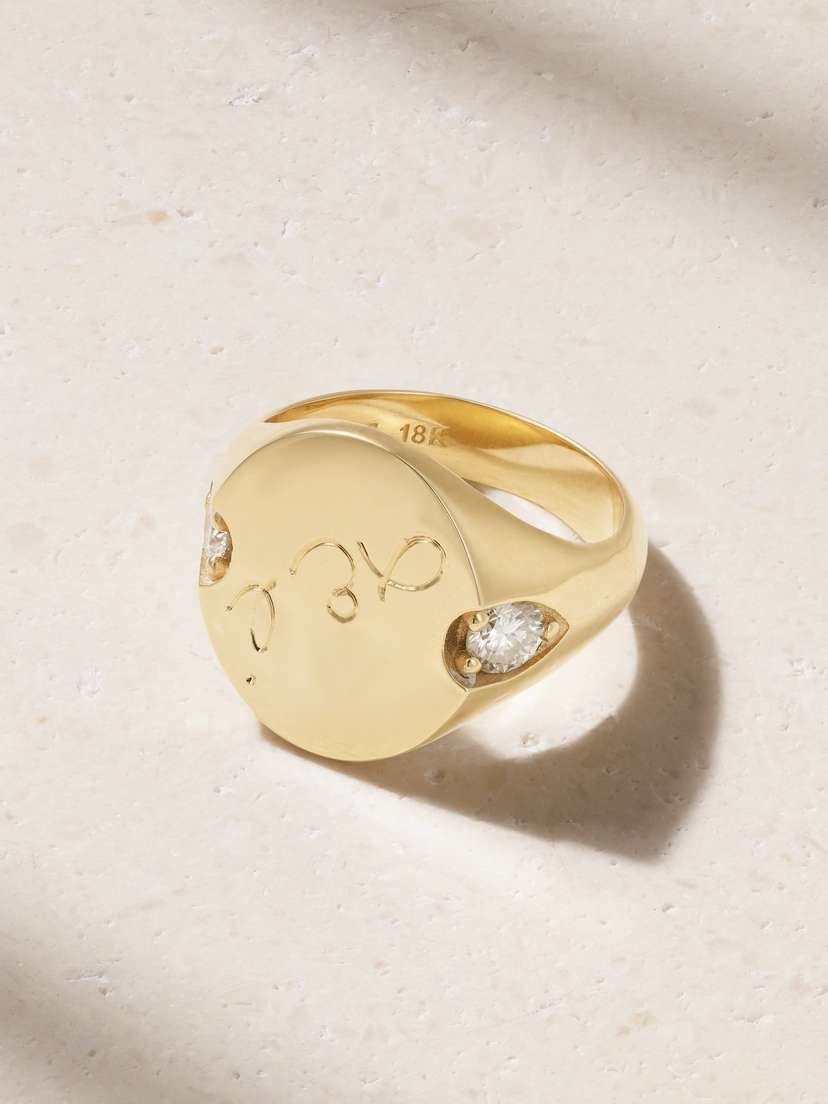 Foundrae 18-karat Gold Diamond Ring