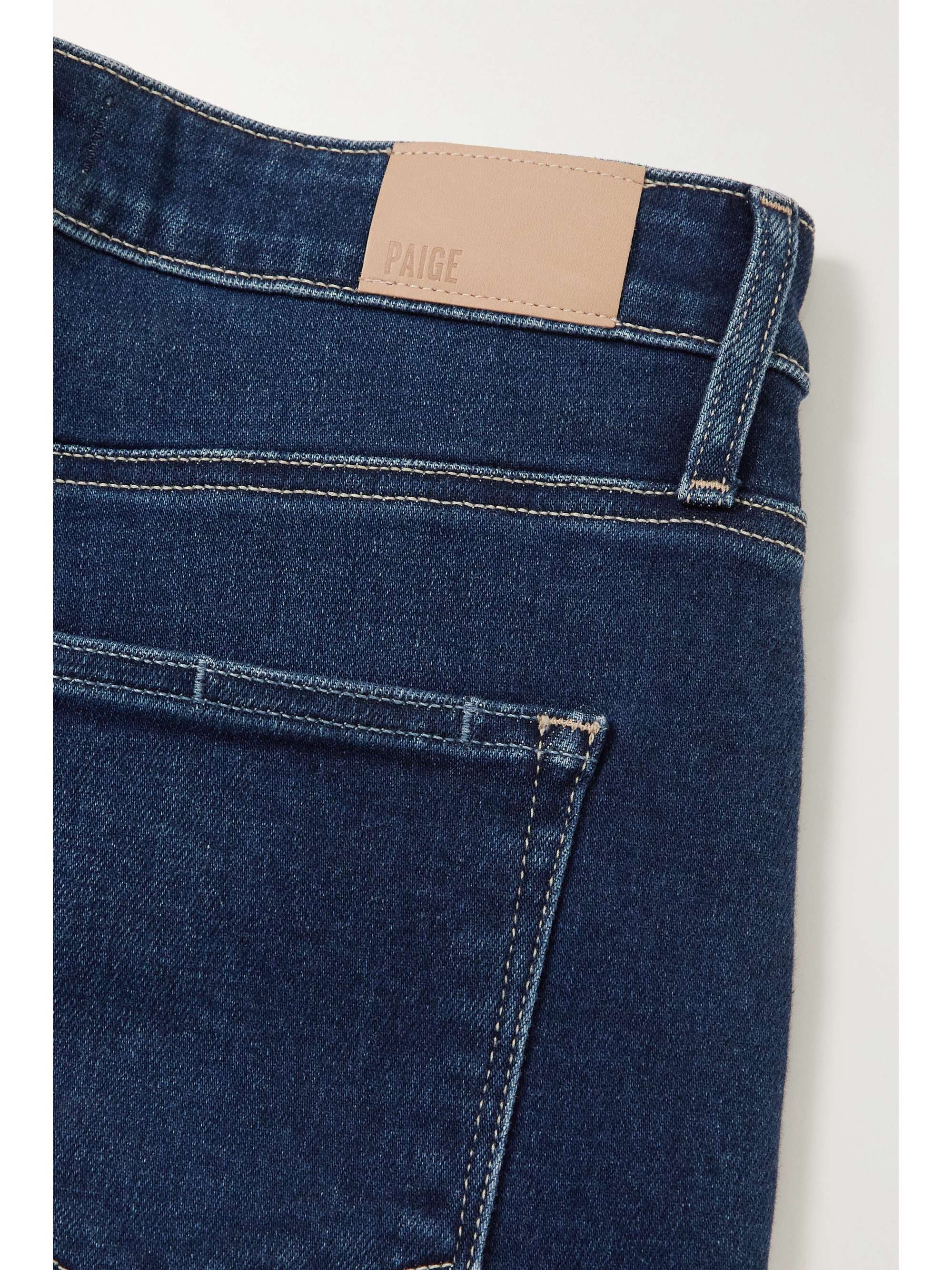 PAIGE Anessa cropped high-rise wide-leg jeans