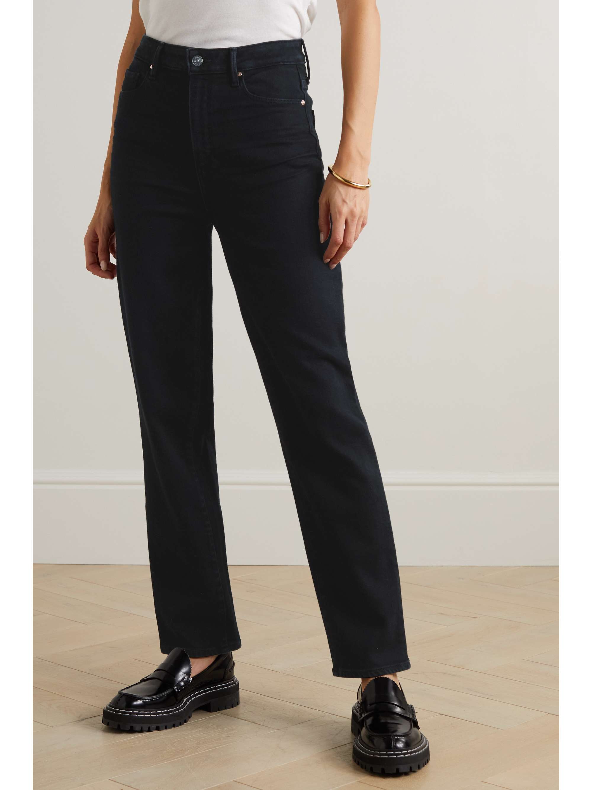 PAIGE Stella high-rise straight-leg jeans | NET-A-PORTER