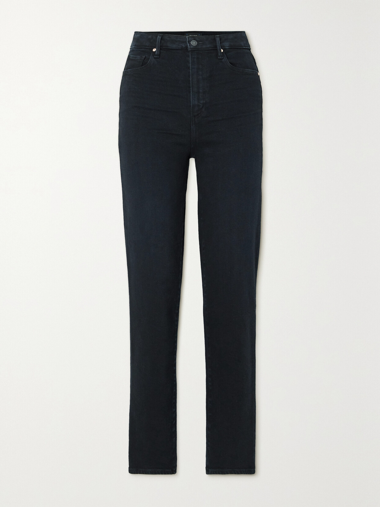 Paige Stella High-rise Straight-leg Jeans In Blue