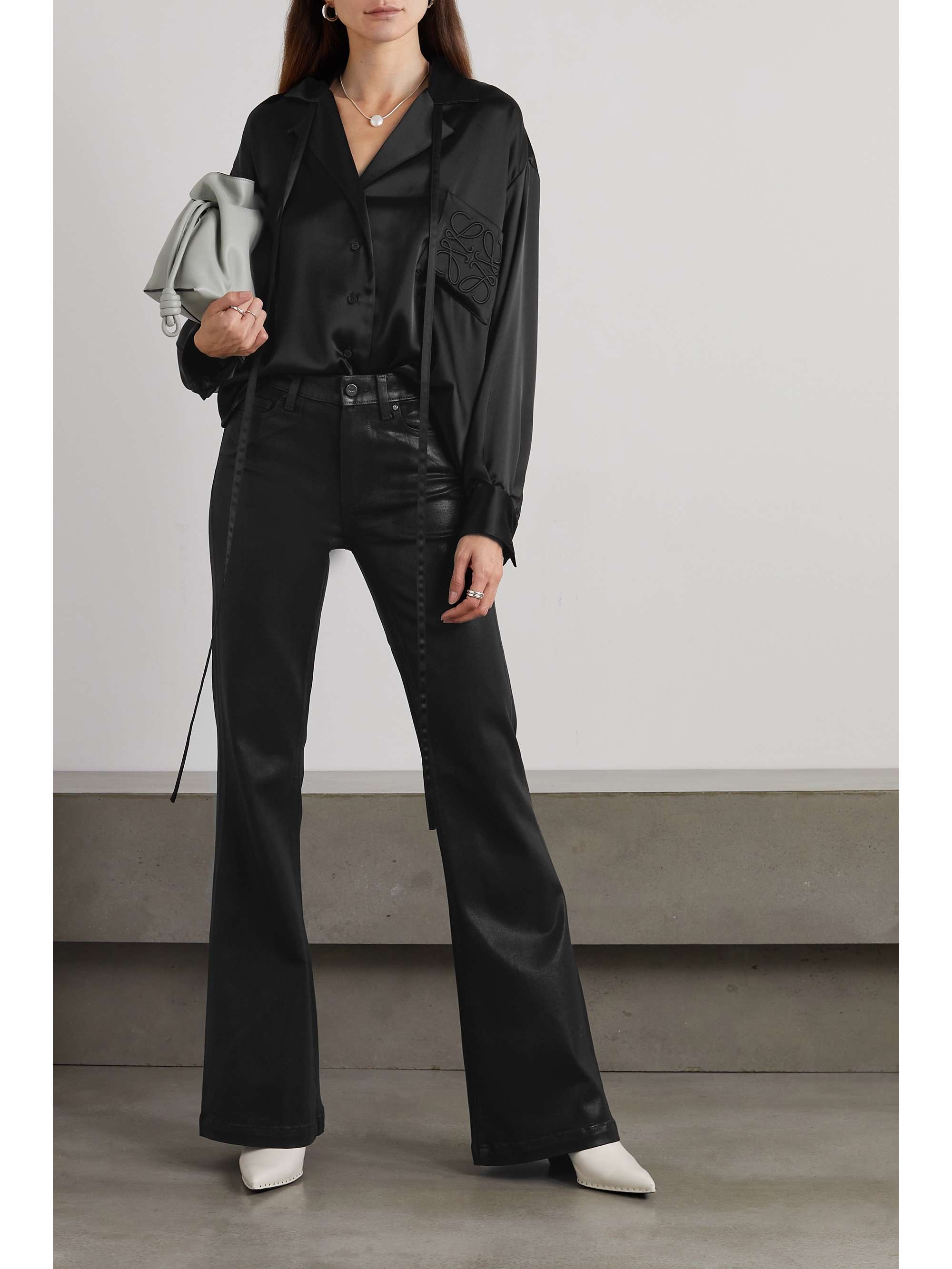 PAIGE Genevieve high-rise flared jeans