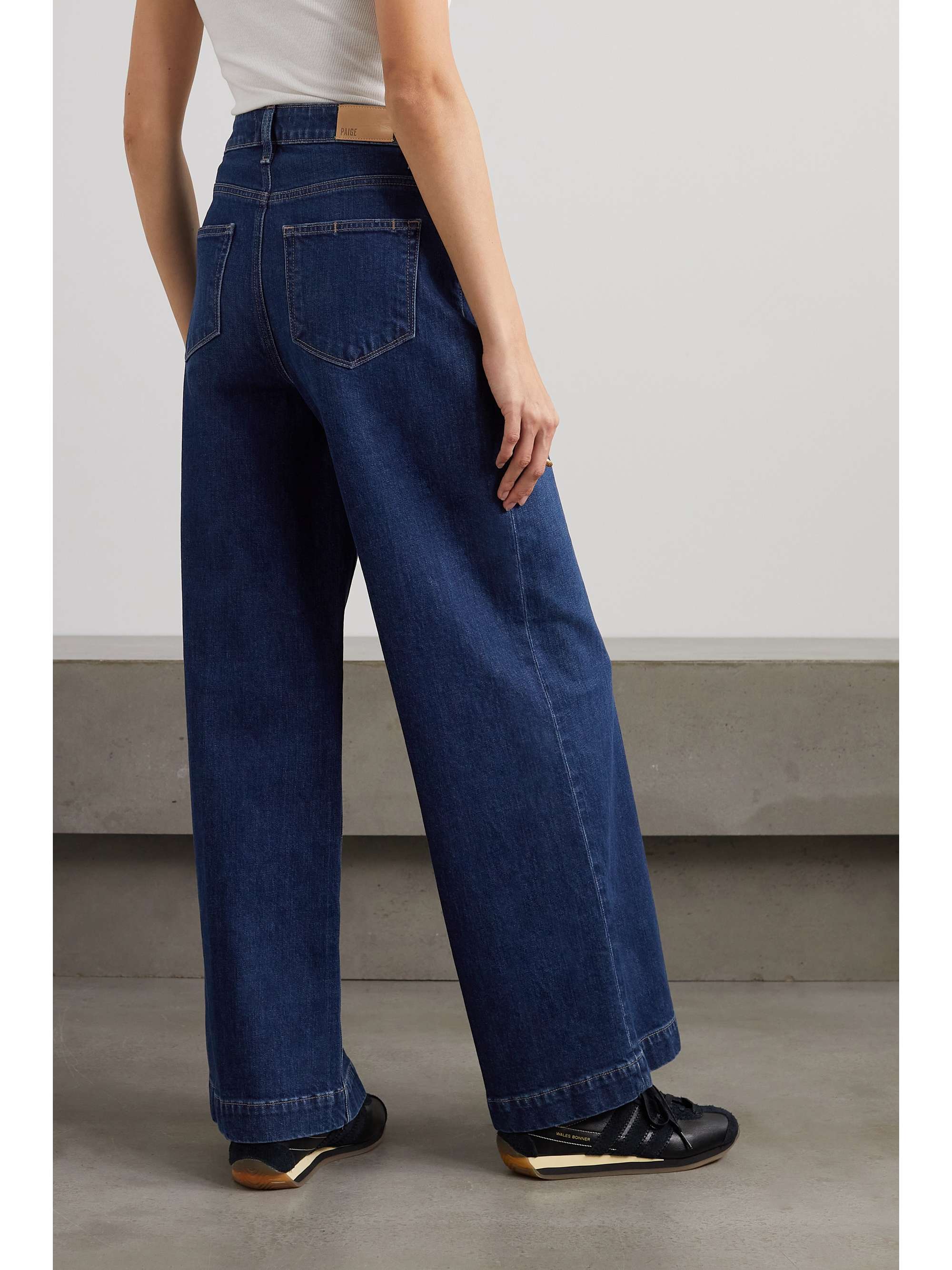 PAIGE Harper high-rise wide-leg jeans