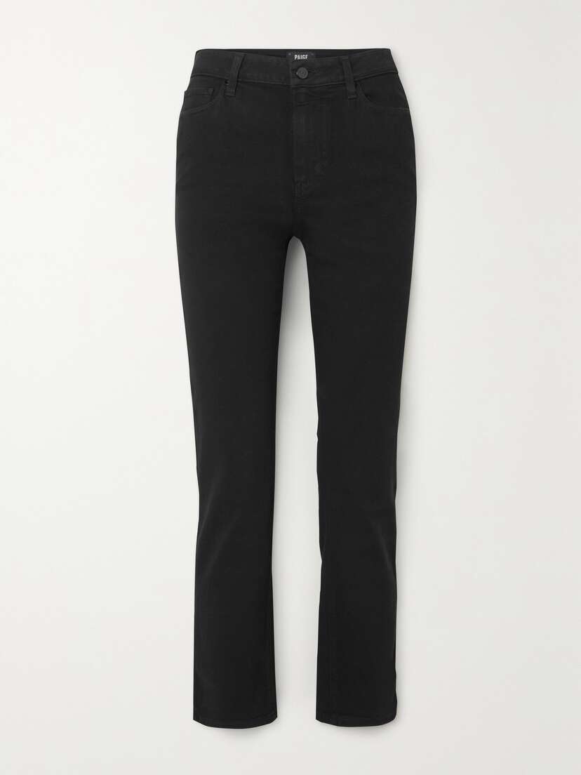 PAIGE Cindy Cropped High-rise Straight-leg Jeans