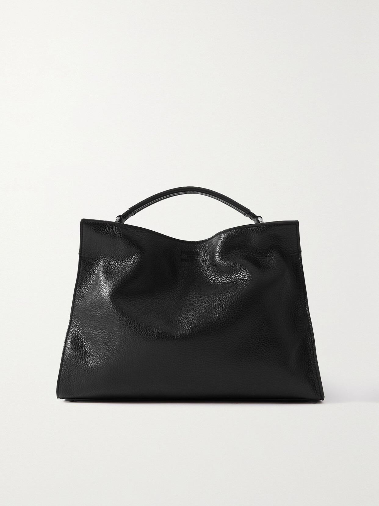 Balenciaga - Swing Textured-leather Tote - Black