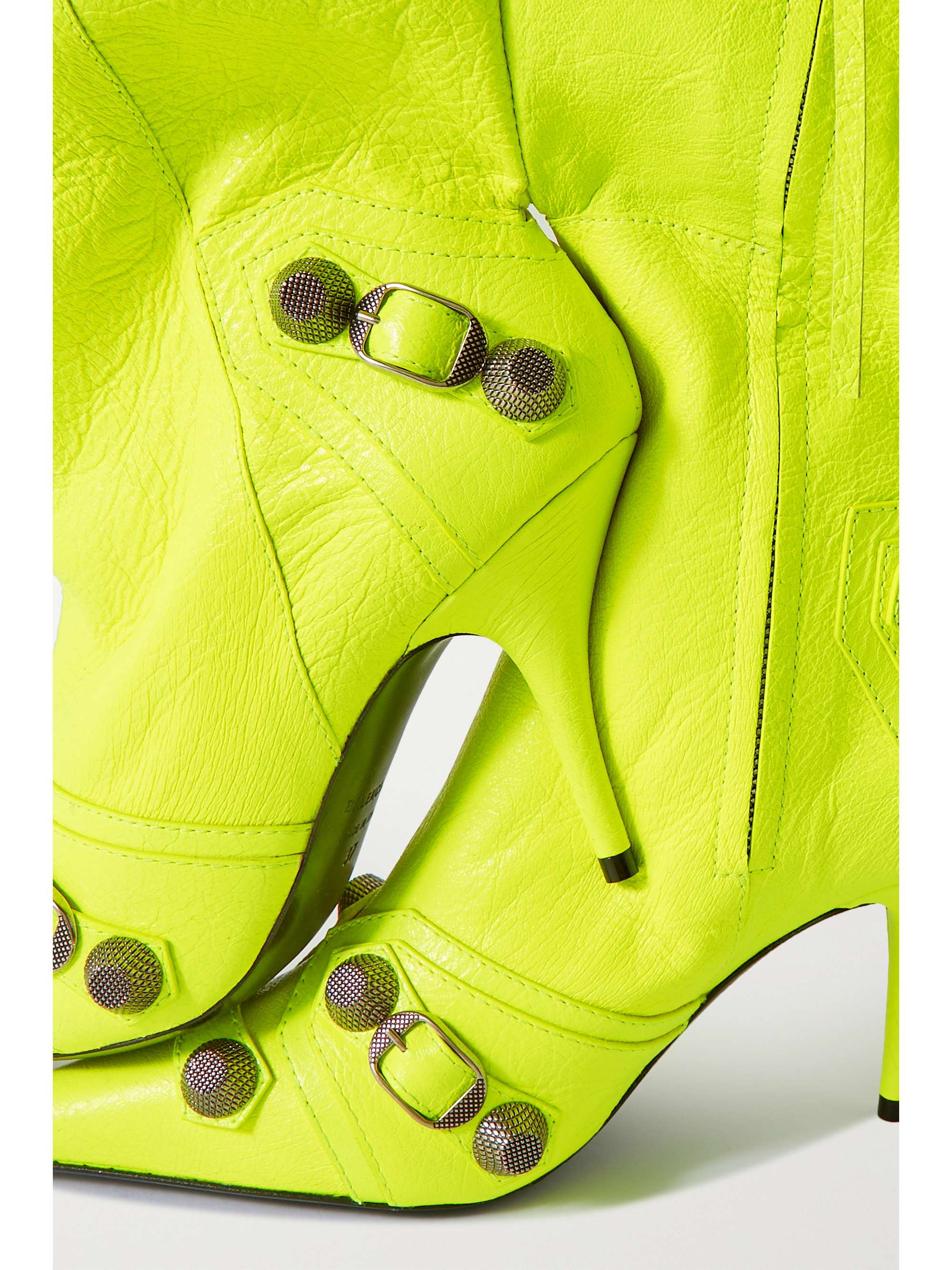 BALENCIAGA Le Cagole Boot crinkledleather shoulder bag NETAPORTER