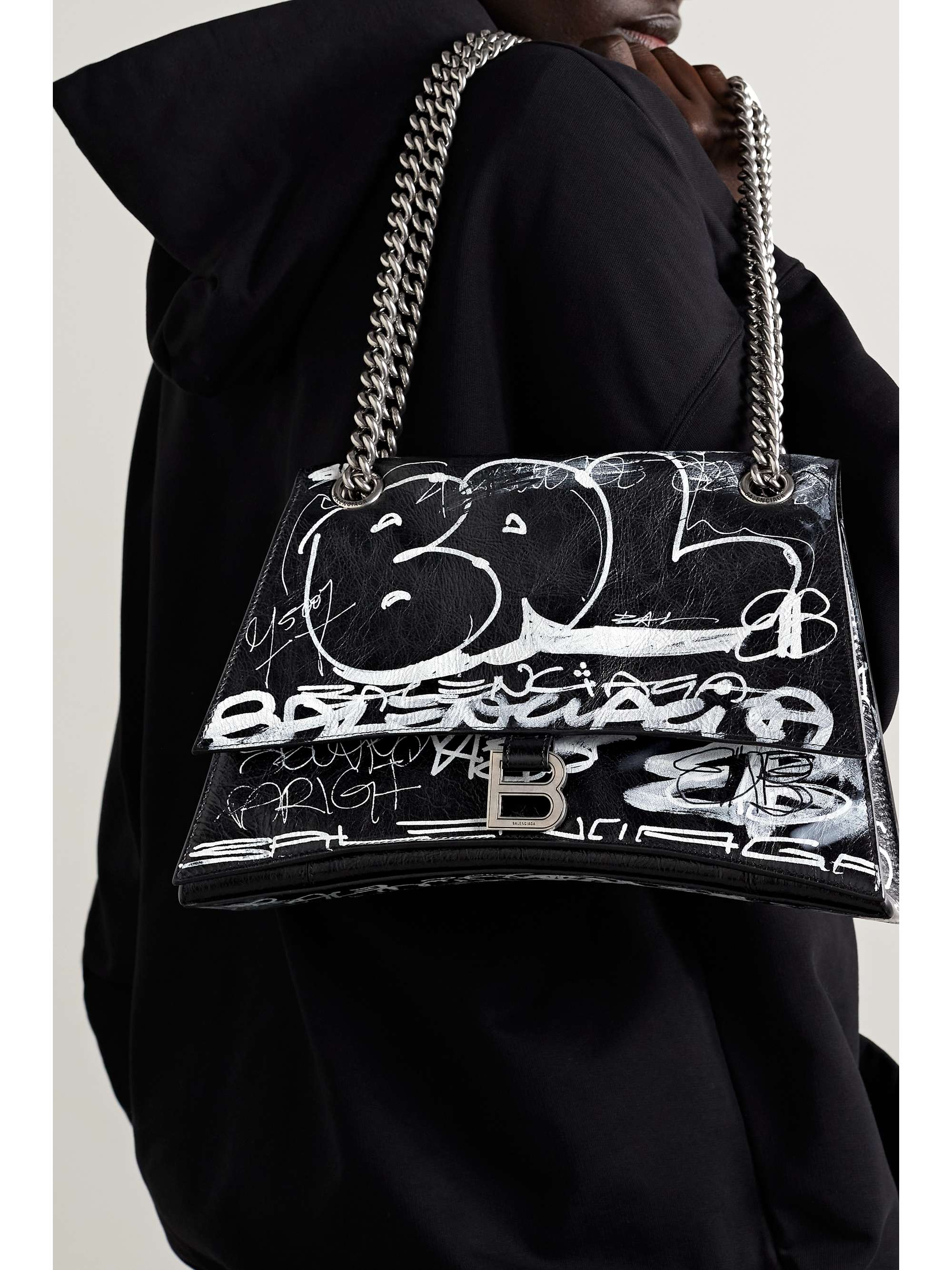 balenciaga printed bag