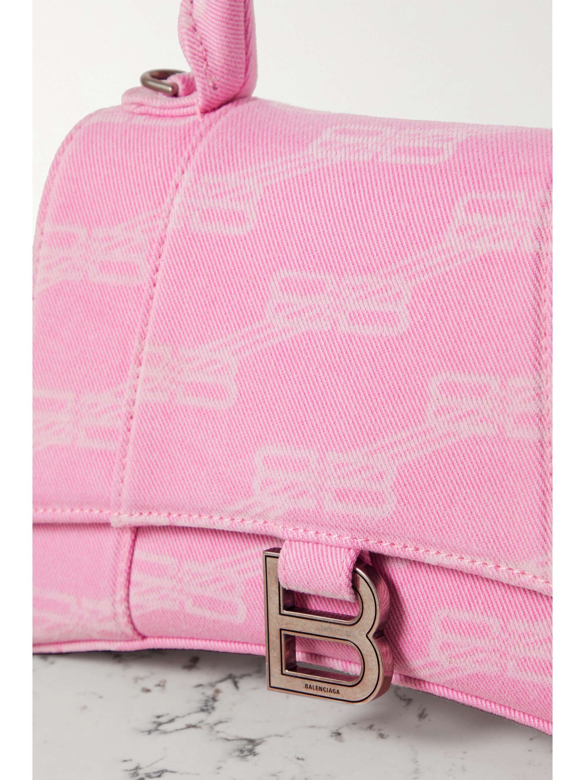 balenciaga denim hourglass