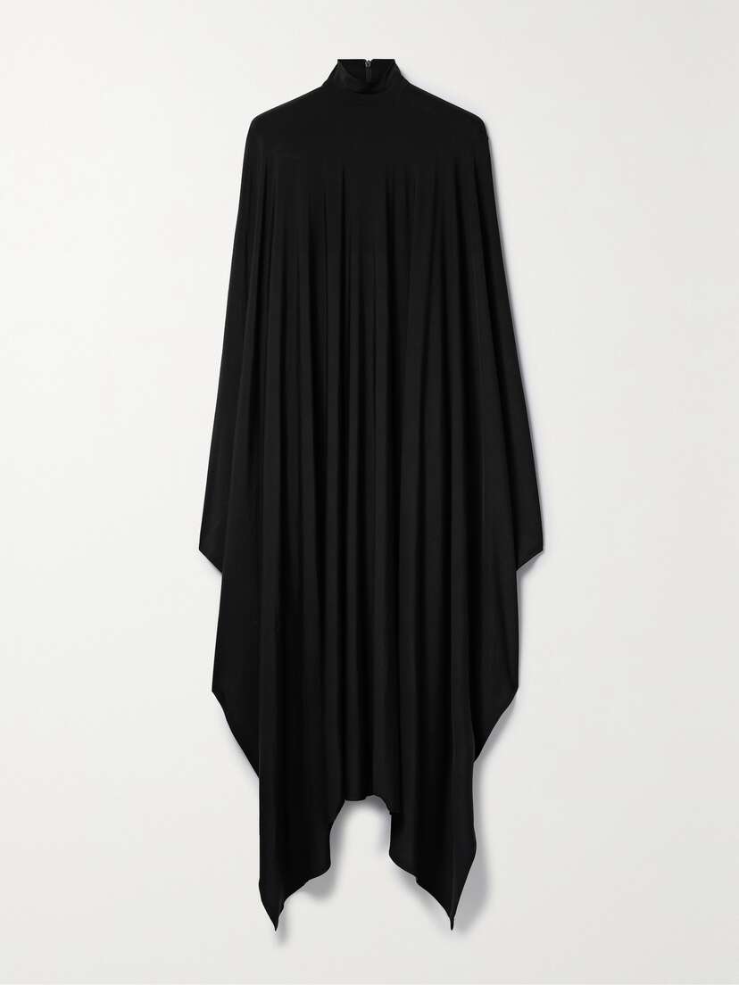 Balenciaga Draped Layered Stretch-modal Jersey Playsuit