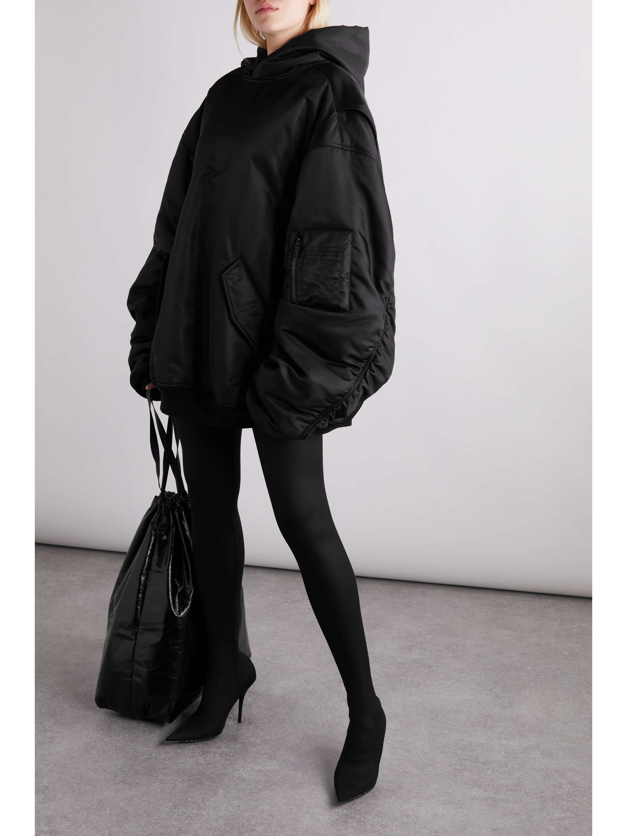 BALENCIAGA Canvas bomber jacket | NET-A-PORTER