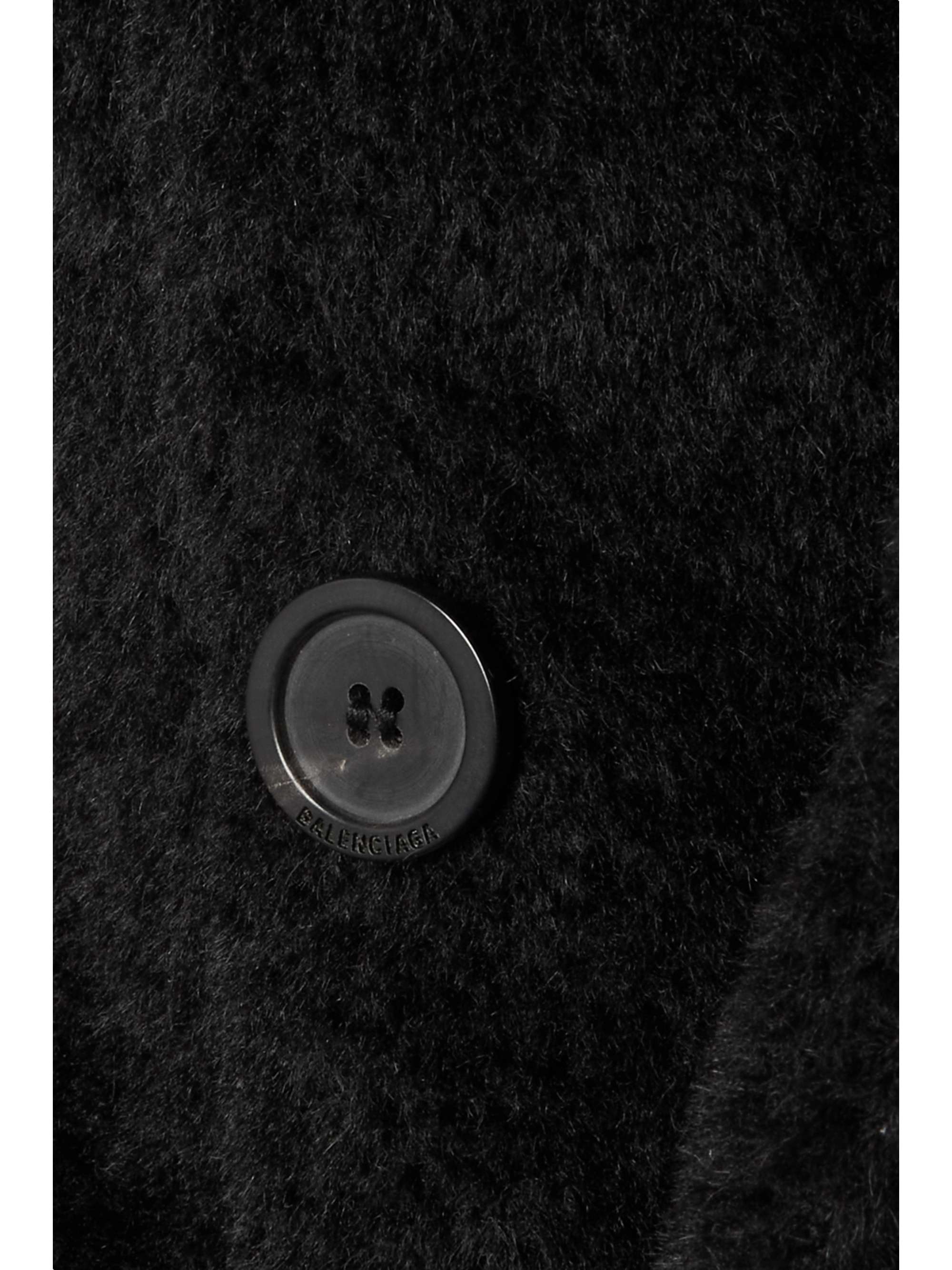 BALENCIAGA Hourglass double-breasted wool-blend twill coat