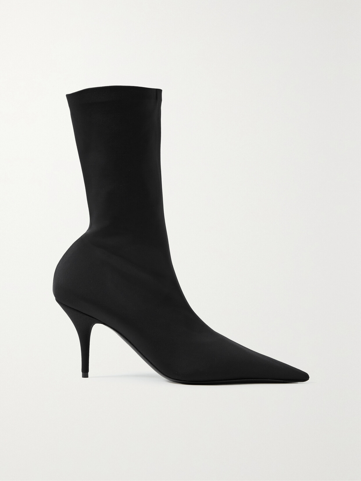 Balenciaga Knife Stretch-knit Sock Boots In Black