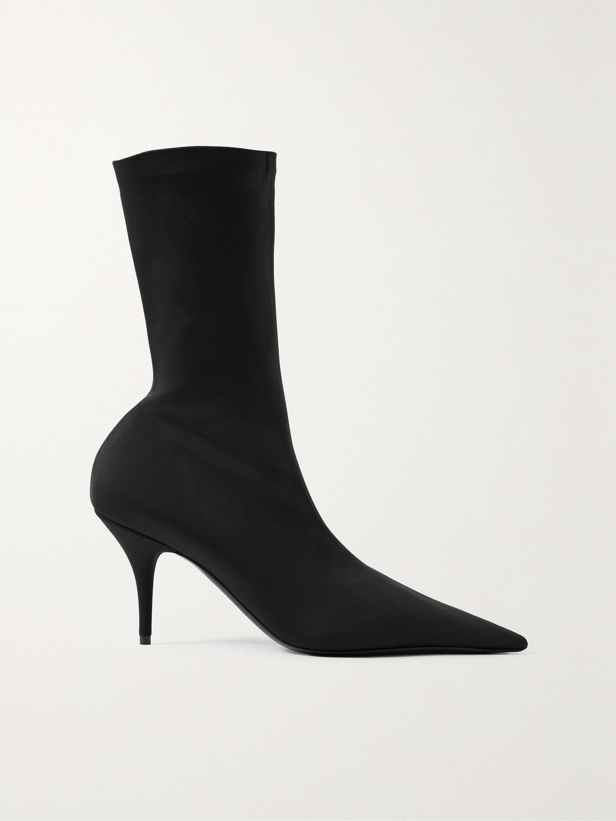 BALENCIAGA Knife stretch-knit boots | NET-A-PORTER