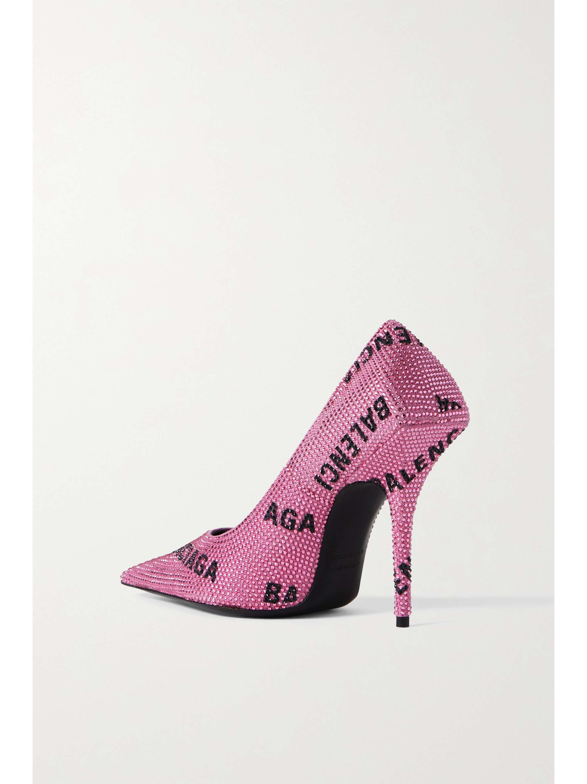 balenciaga embellished heels