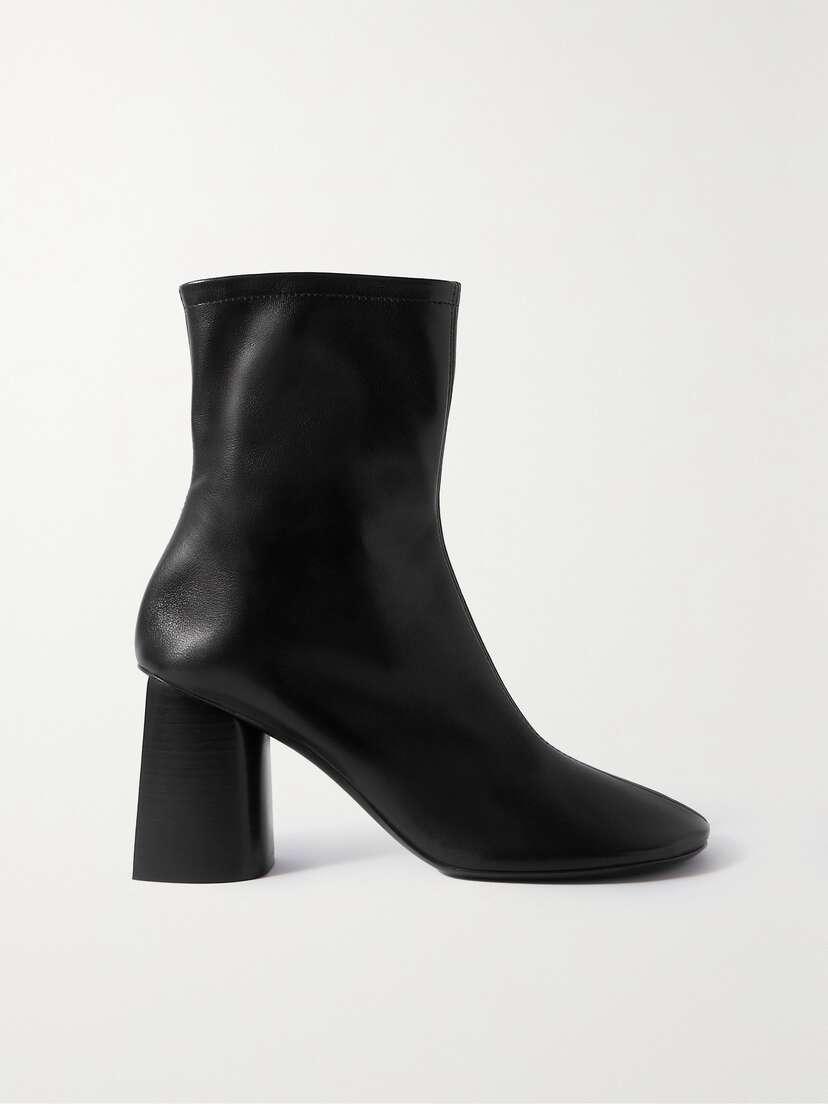 Balenciaga Glove Leather Ankle Boots
