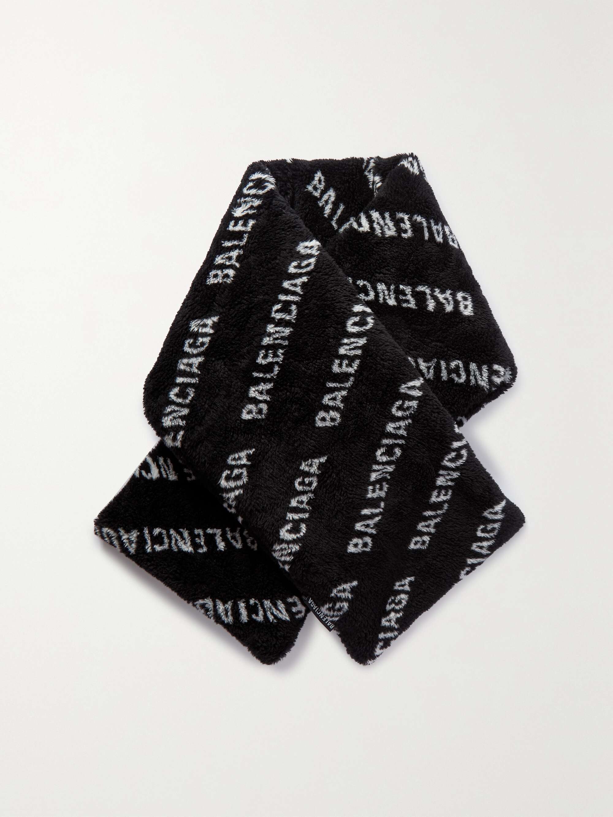black balenciaga scarf