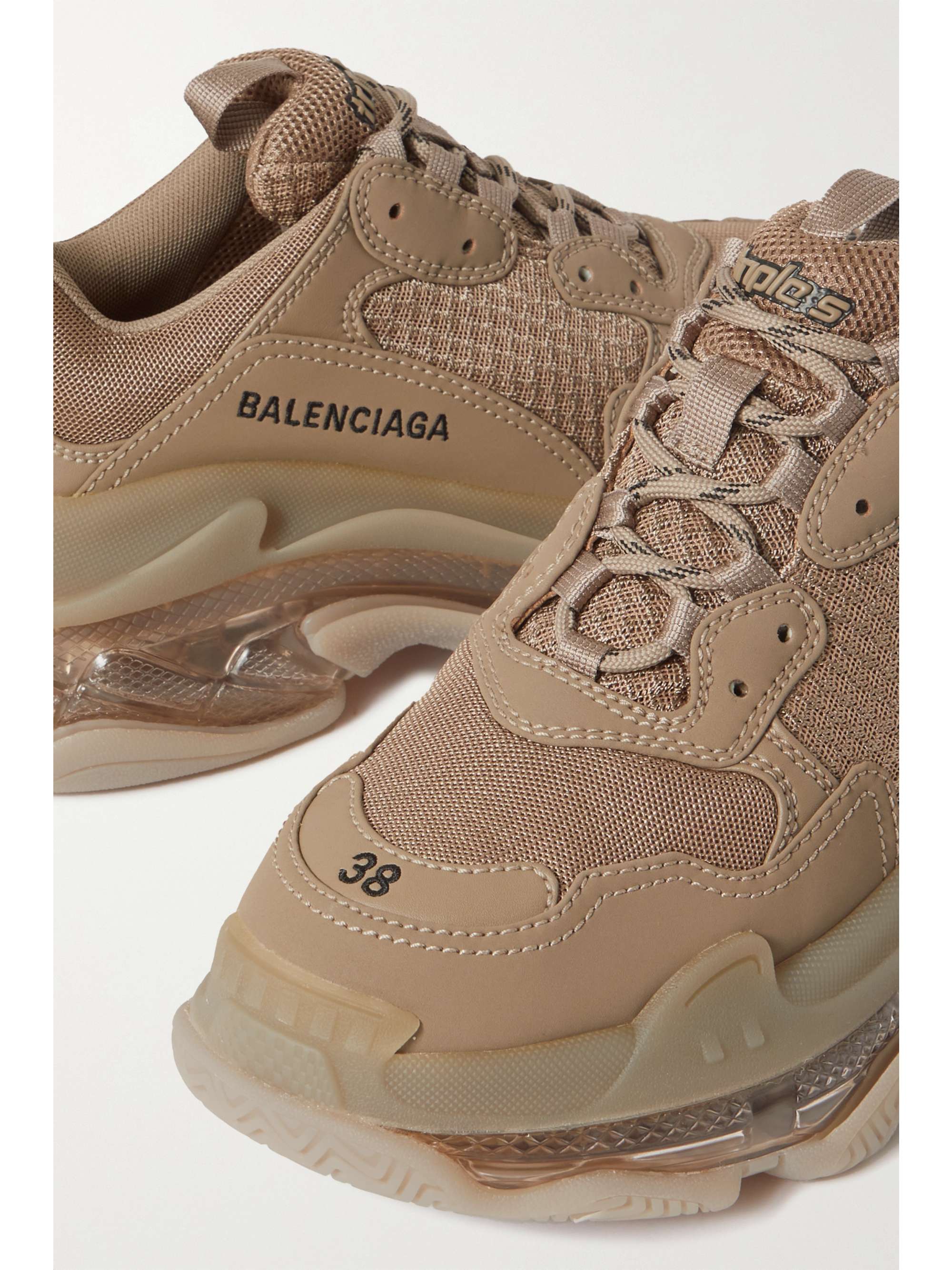 BALENCIAGA Triple S Clear Sole Mesh