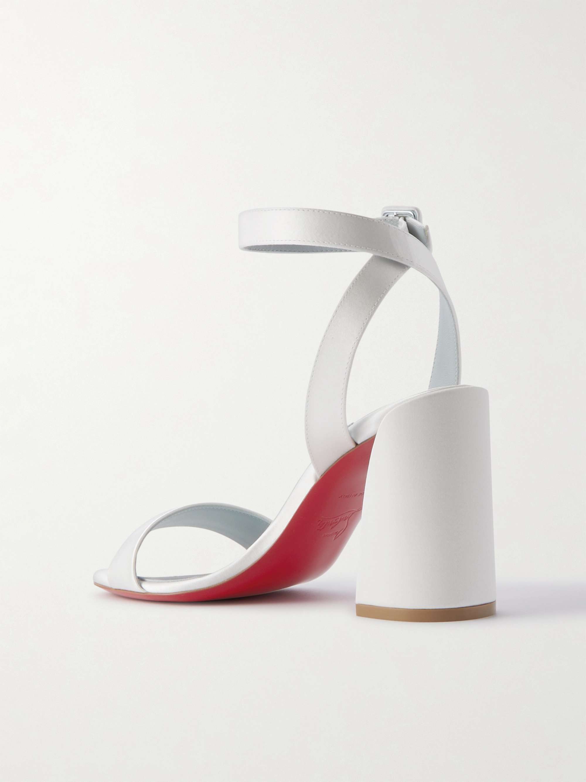 CHRISTIAN LOUBOUTIN Miss Sabina 85 satin sandals
