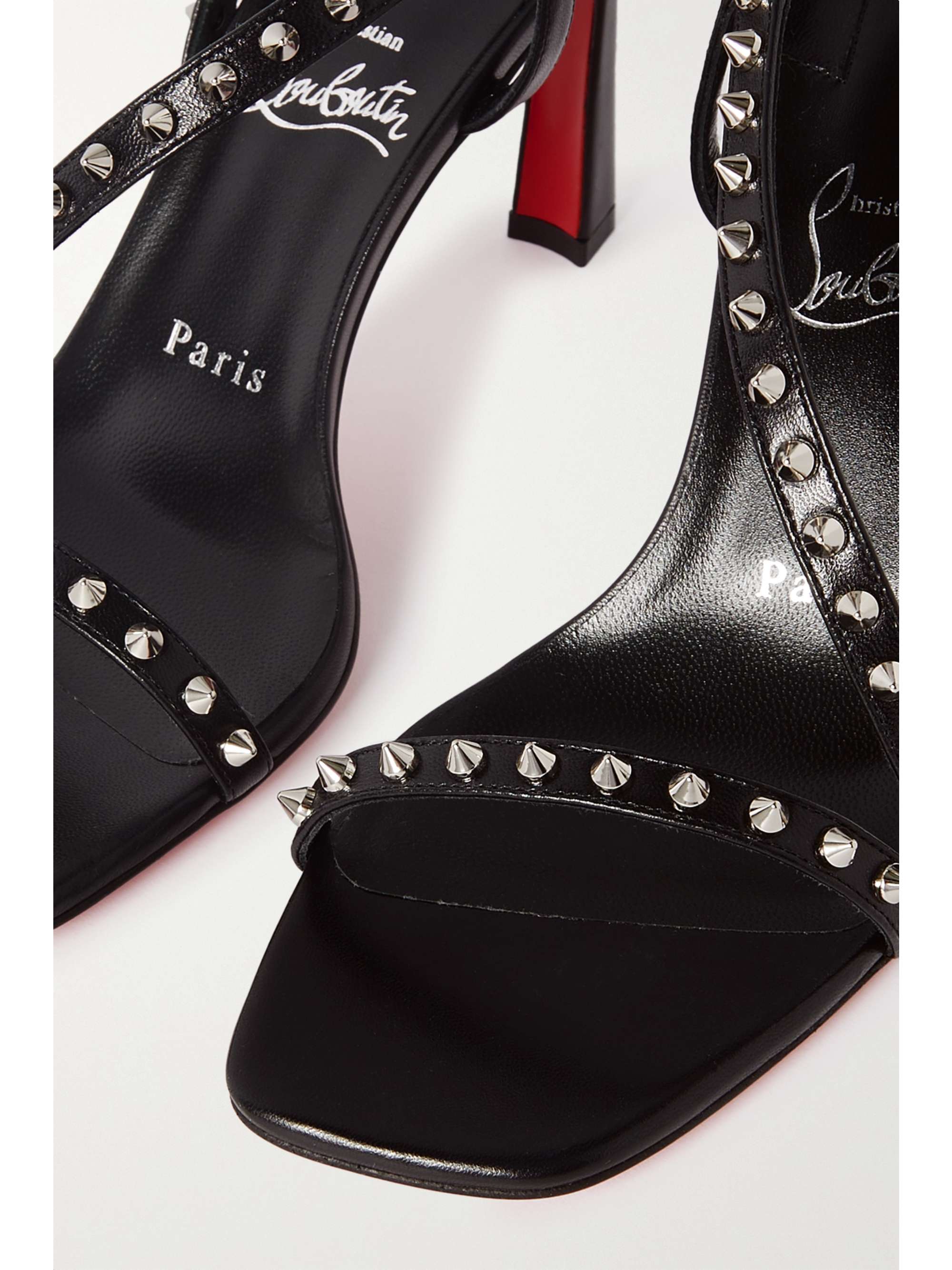 CHRISTIAN LOUBOUTIN Rosa Condora 85 studded leather sandals