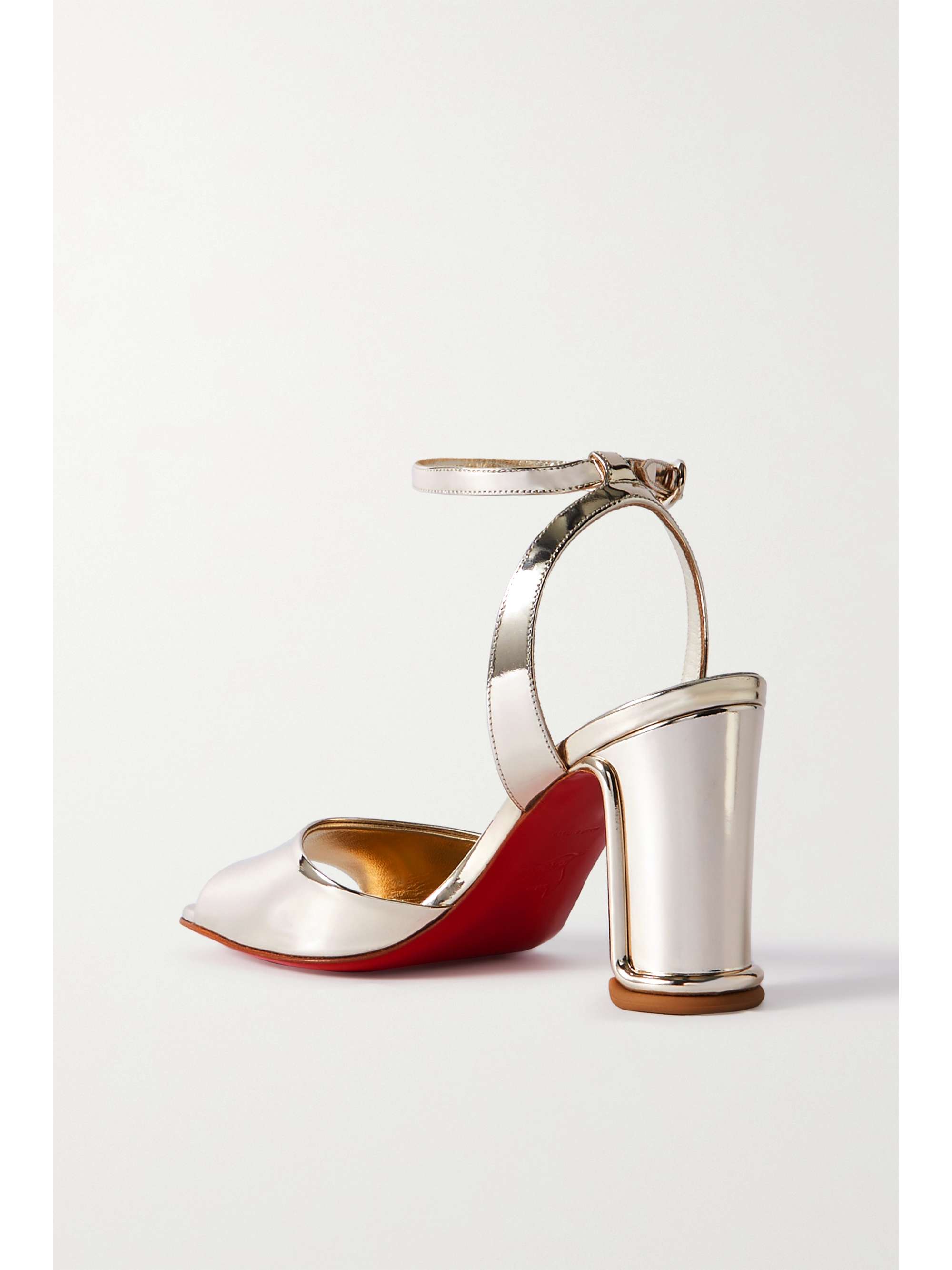 CHRISTIAN LOUBOUTIN Amalili mirrored-leather sandals