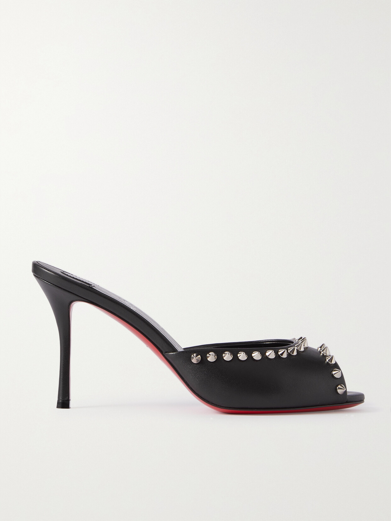 Christian Louboutin - Me Dolly 85 Studded Leather Mules - Black