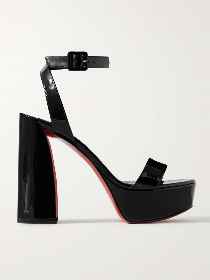 Christian Louboutin Movida Sabina 130 Patent-leather Platform Sandals
