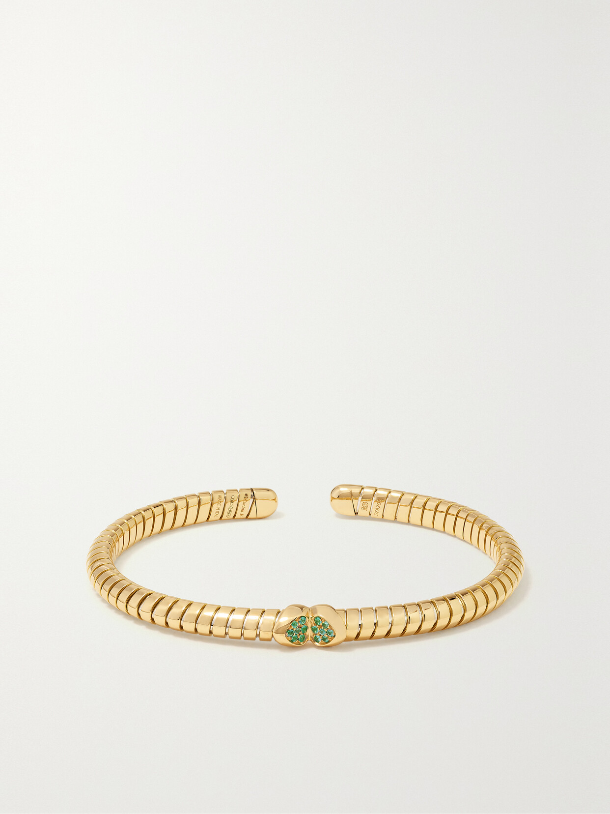 Marina B - Trisolina 18-karat Gold Emerald Cuff - S