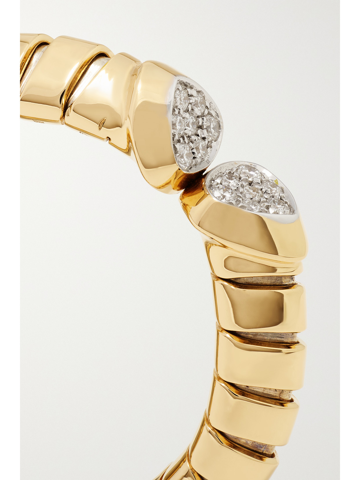 Marina B Trisolina 18-karat Gold, Silver And Diamond Ring In Gold