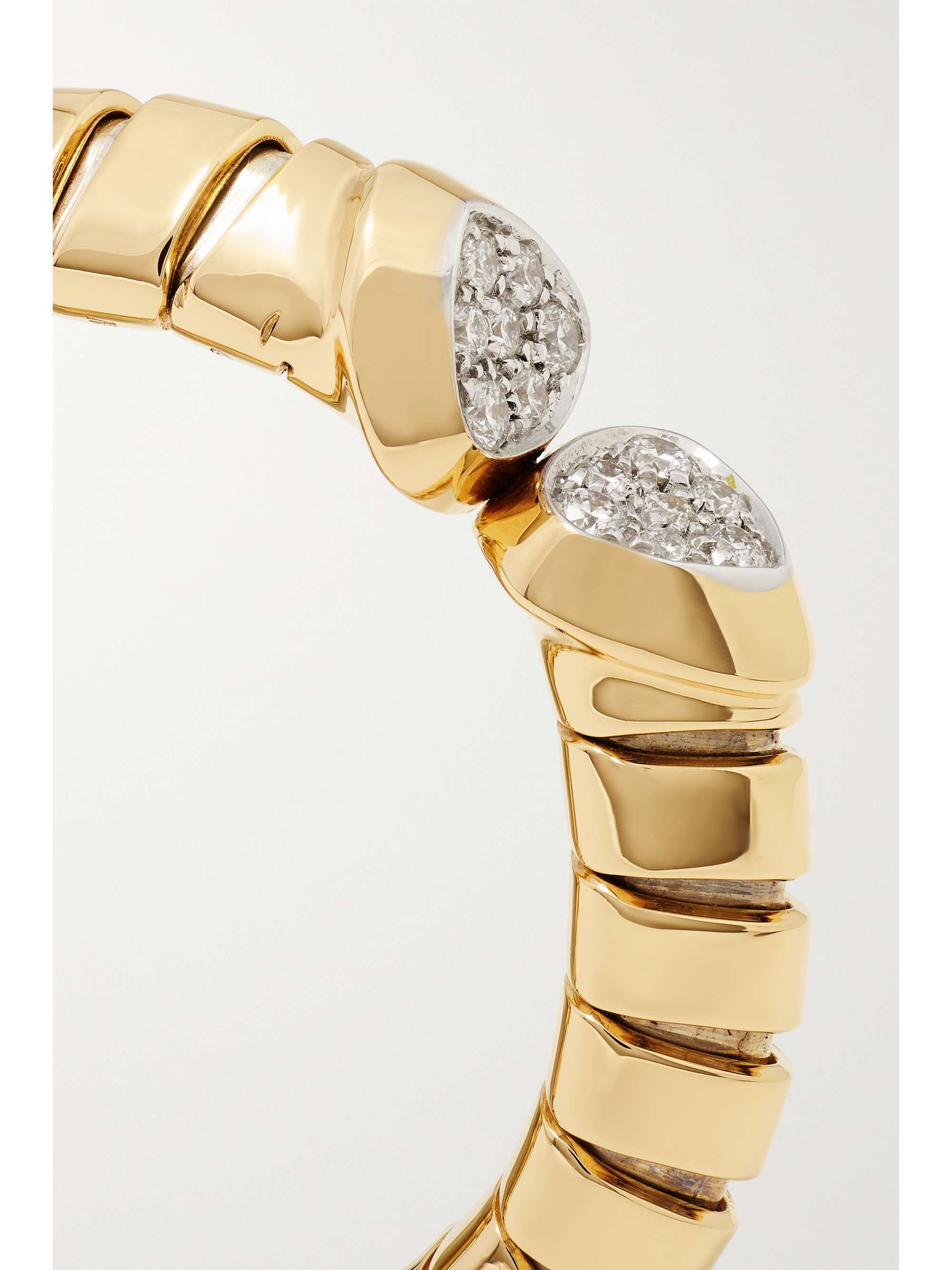MARINA B Trisolina 18-karat gold, silver and diamond ring