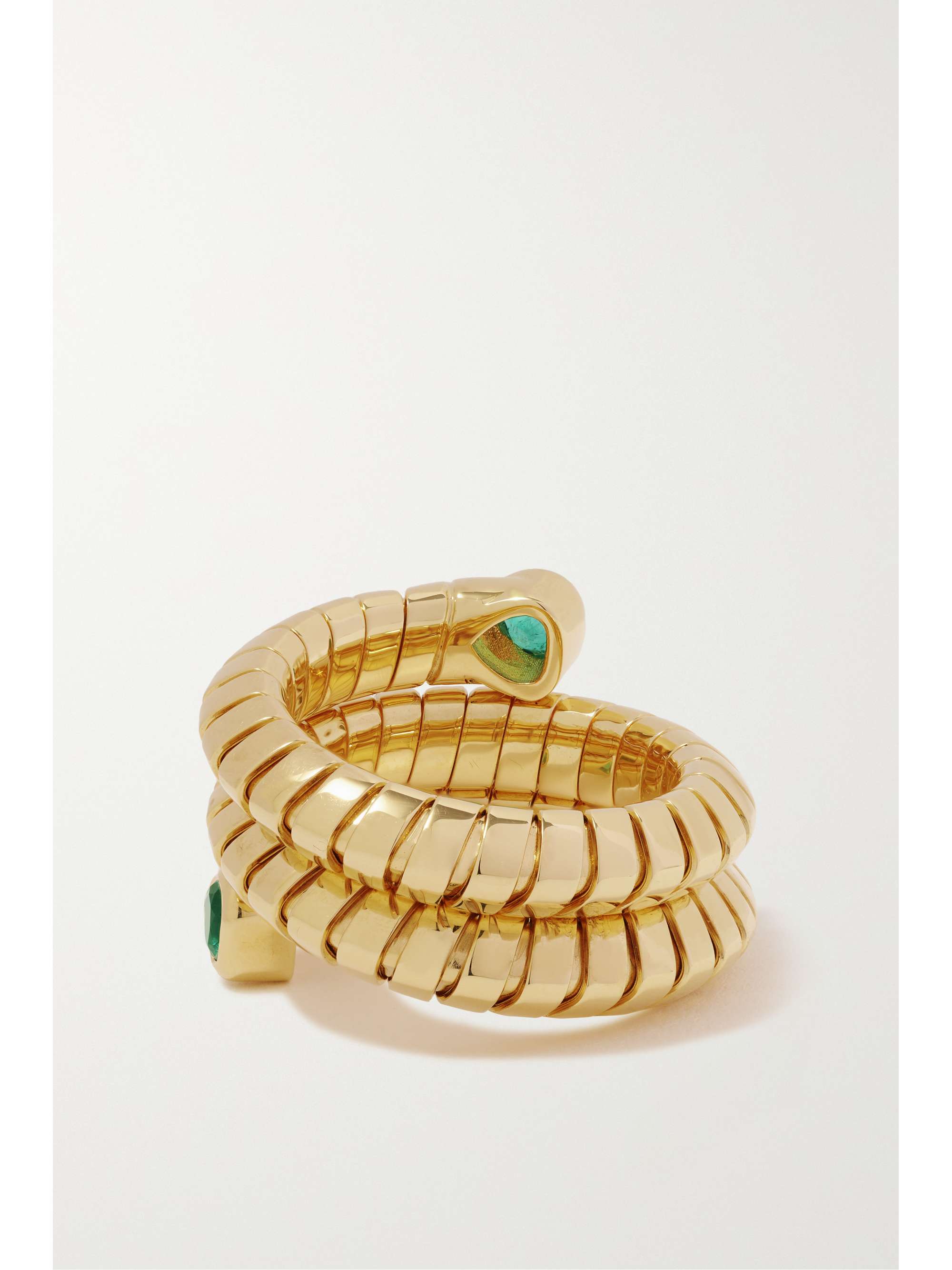 MARINA B Trisola 18-karat gold emerald ring