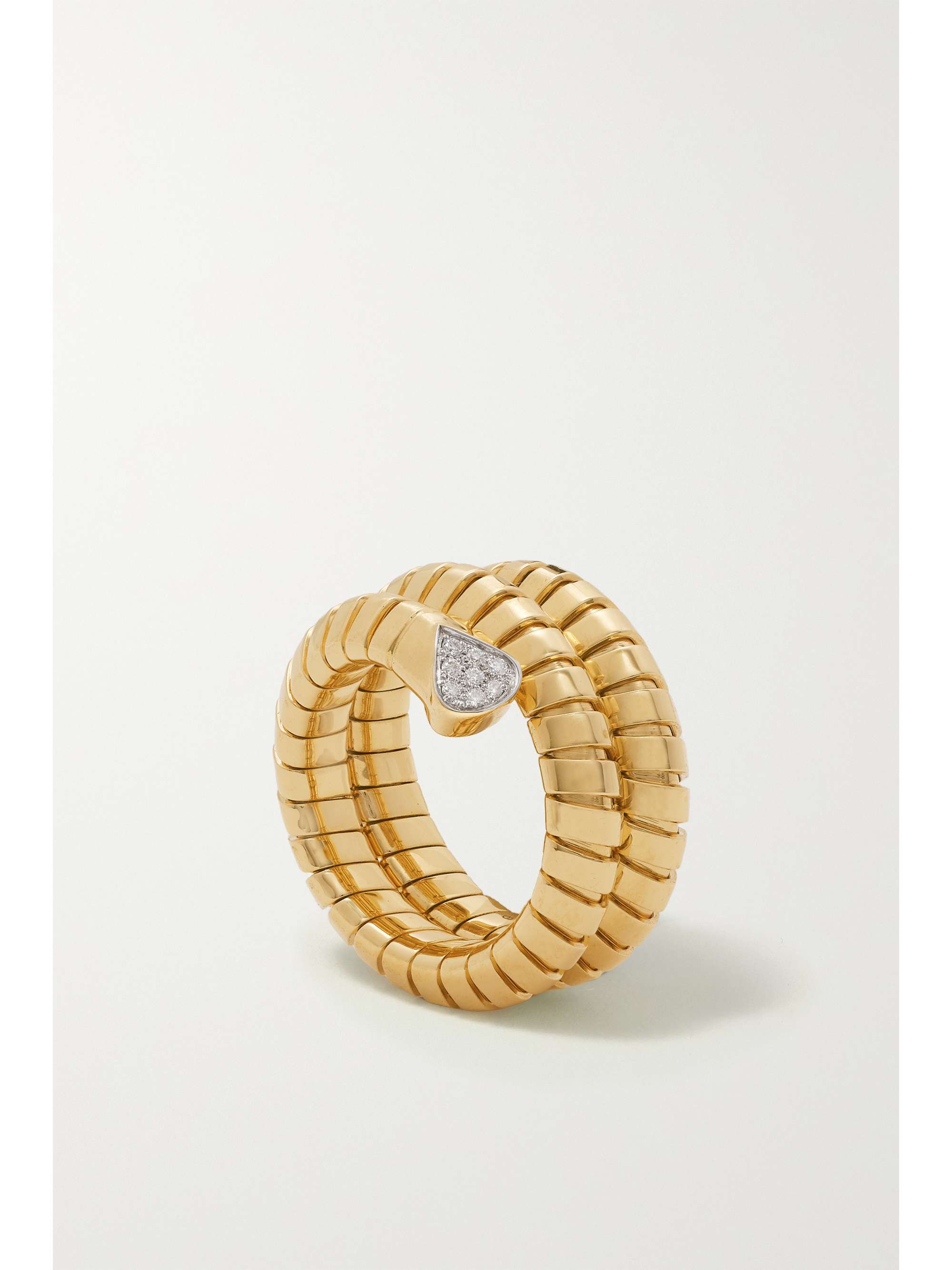 MARINA B Trisola 18-karat gold diamond ring