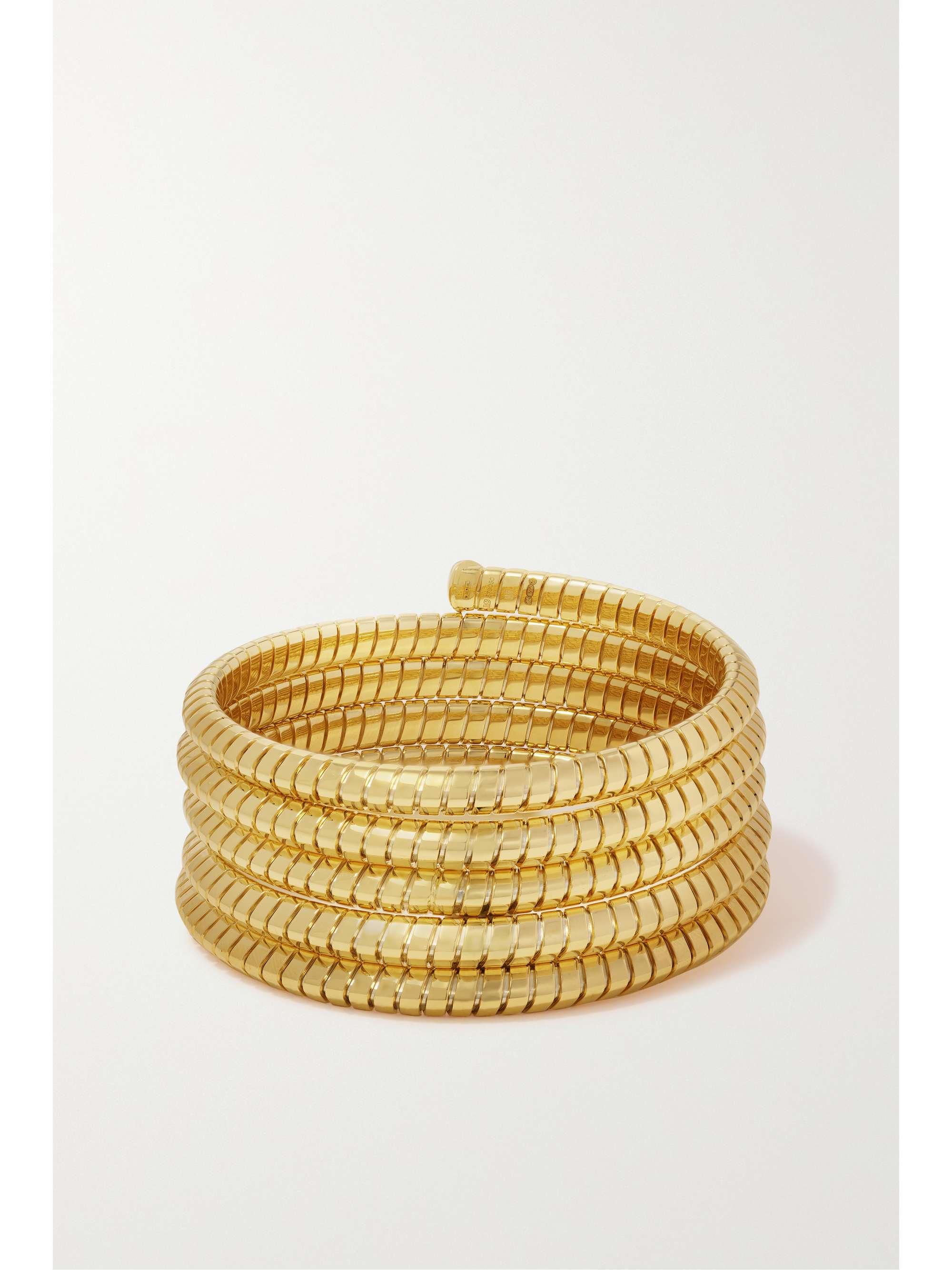 MARINA B Trisolina Five Row 18-karat gold diamond bangle