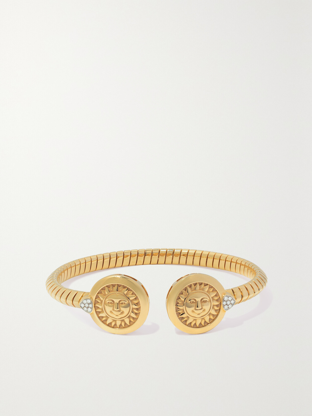 Marina B - Soleil 18-karat Gold Diamond Bangle - M