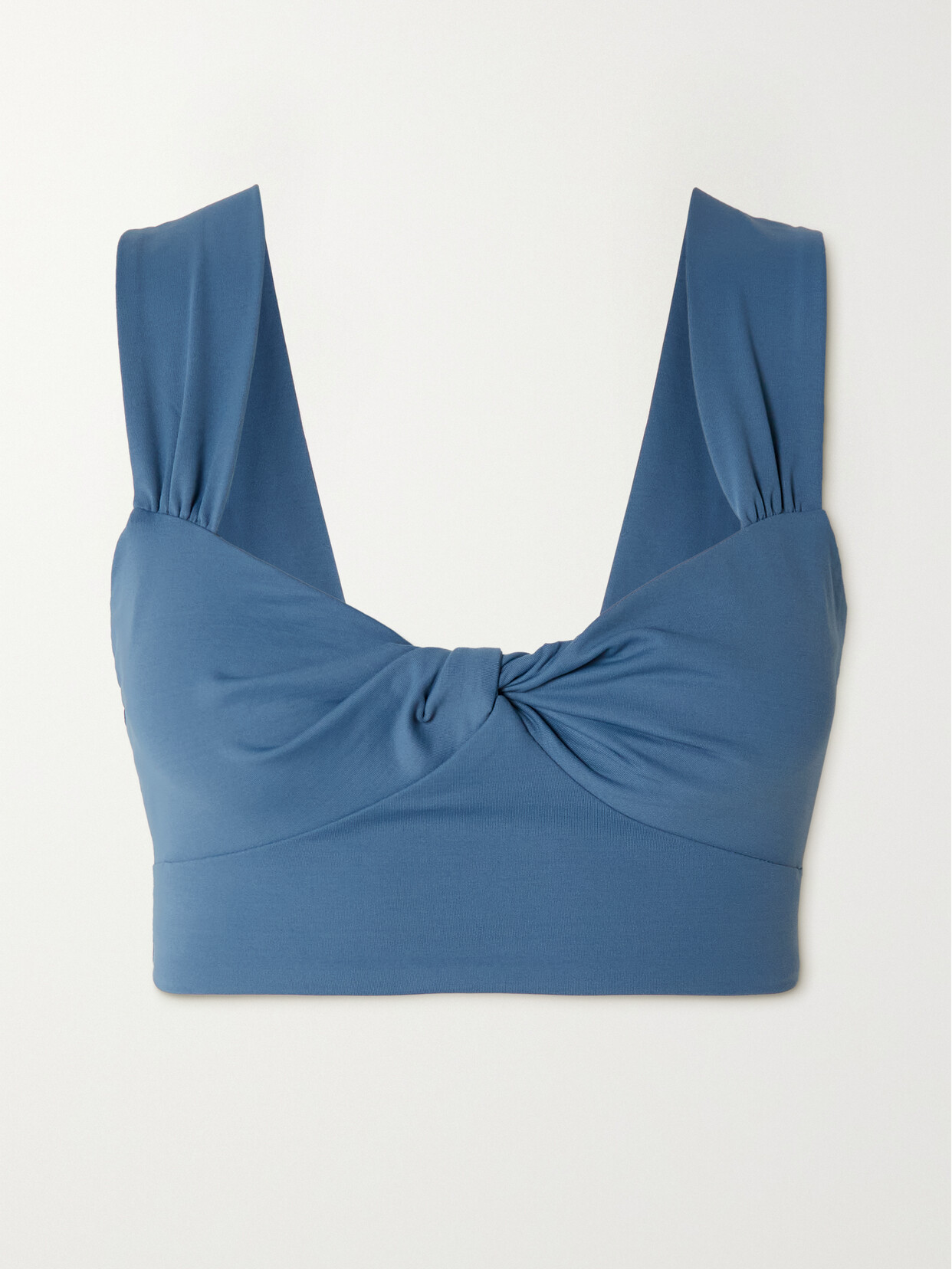 Marysia - Lehi Twist-front Bikini Top - Blue