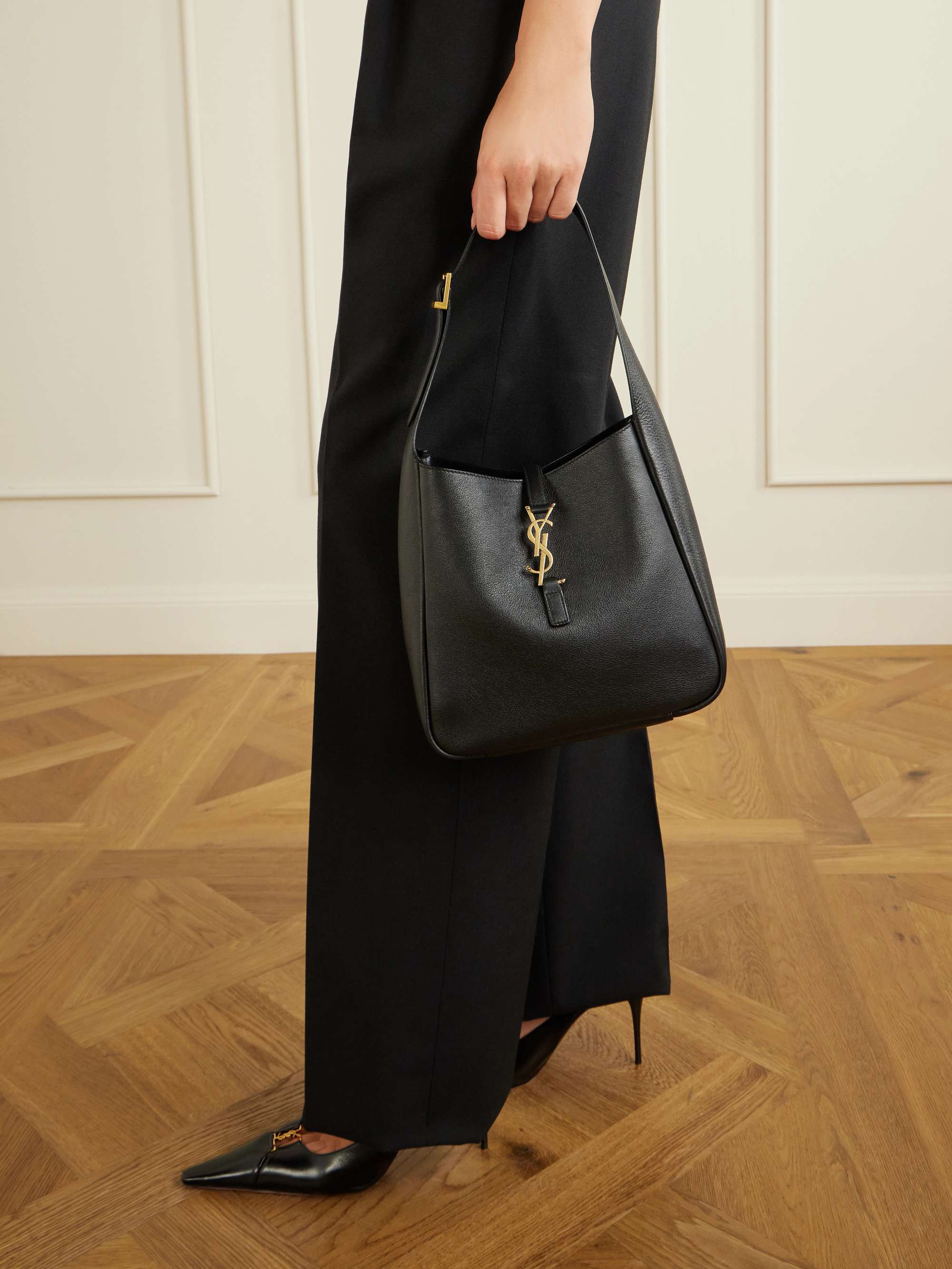 SAINT LAURENT Le 5 à 7 Supple small leather shoulder bag | NET-A