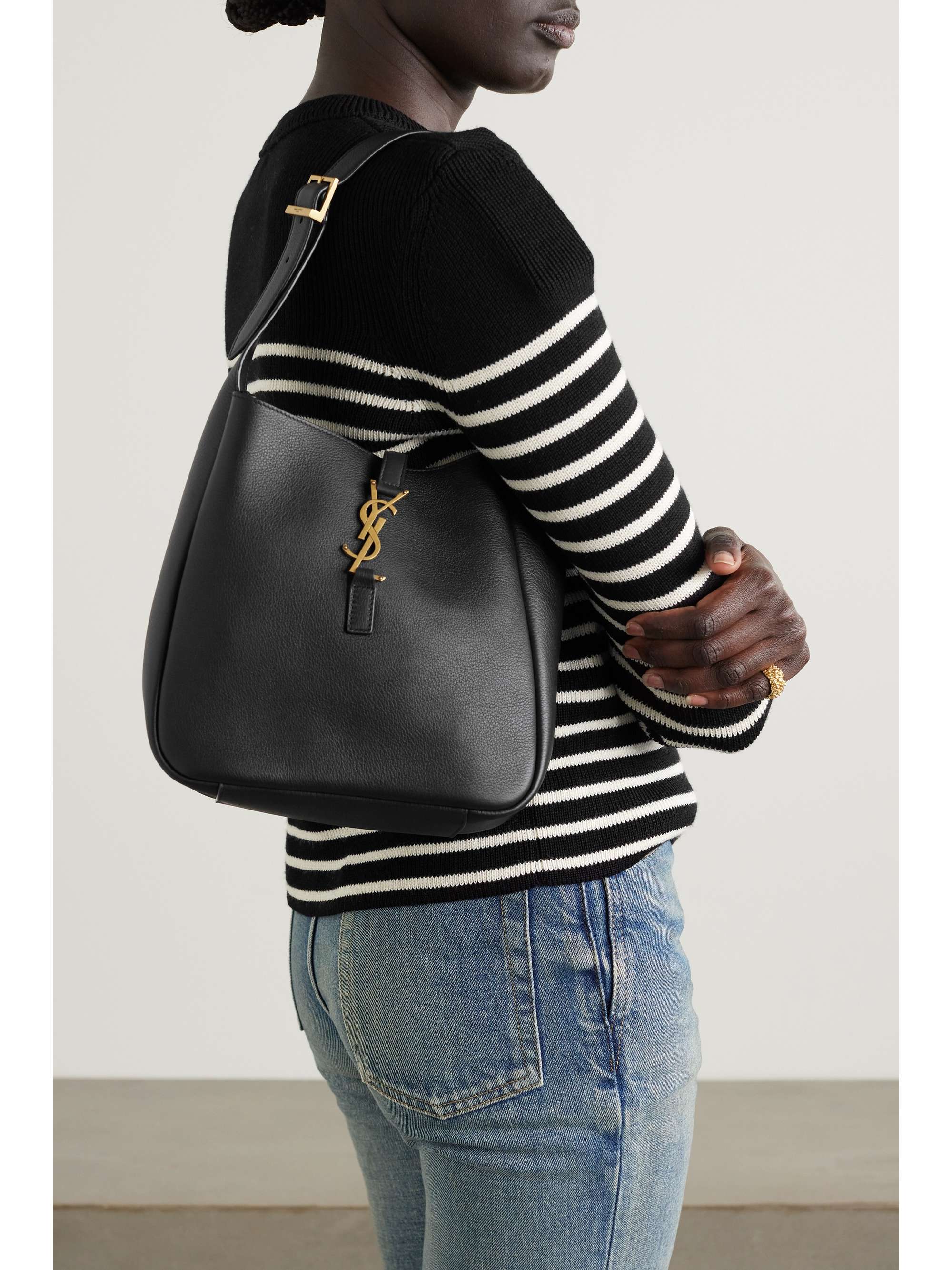 SAINT LAURENT Le 5 à 7 Supple small leather shoulder bag | NET-A-PORTER