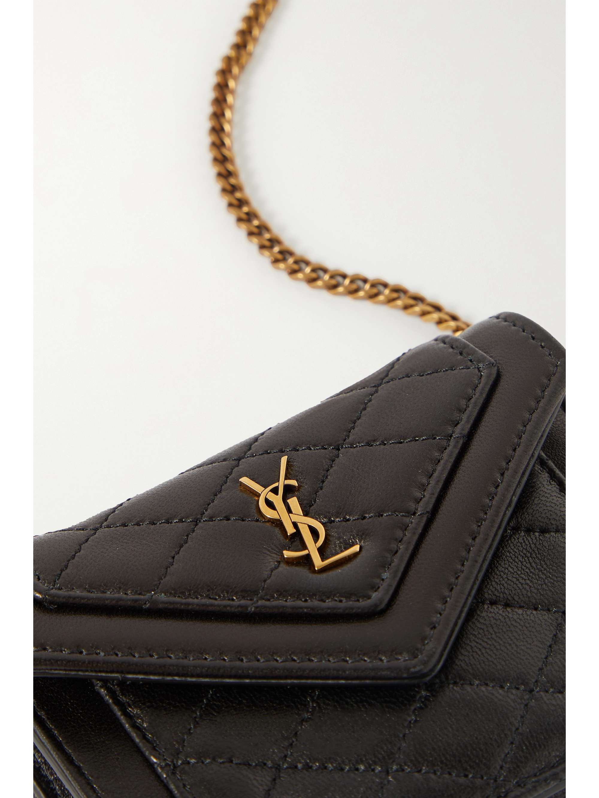 Micro Gaby quilted leather shoulder bag