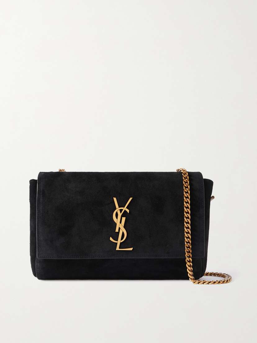Saint Laurent Kate Small Reversible Suede And Leather Shoulder Bag